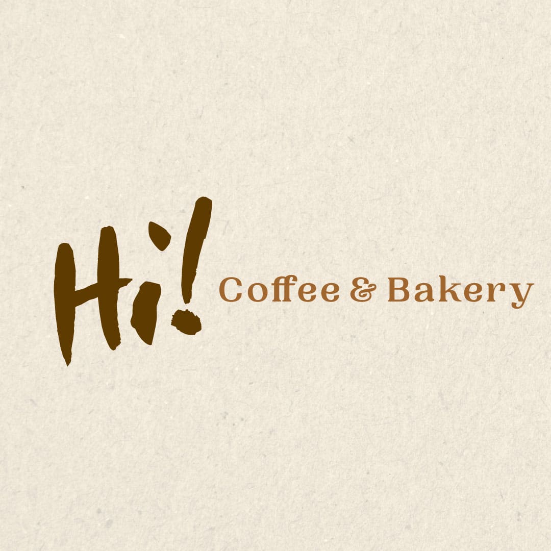 Diseño de logo para Hi! Coffee & Bakery - Agarimo Comunicación