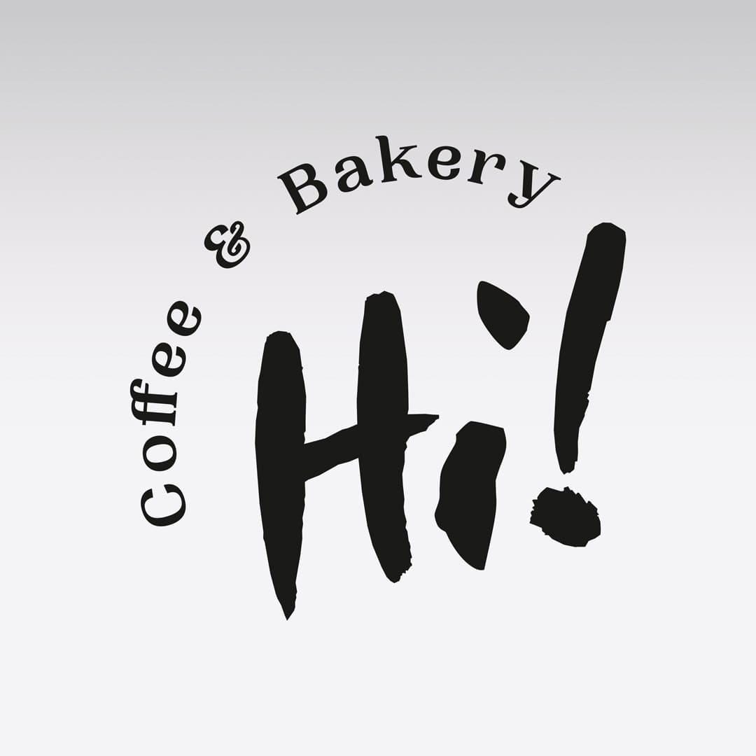 Diseño de Logo para Hi! Coffee Bakery en Pontevedra - Agarimo Comunicación
