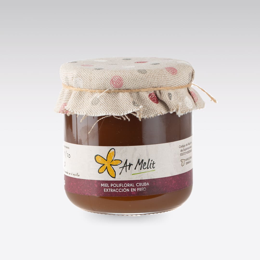 Fotografía de tarros de miel Ar Melit para tienda online - Agarimo Comunicación