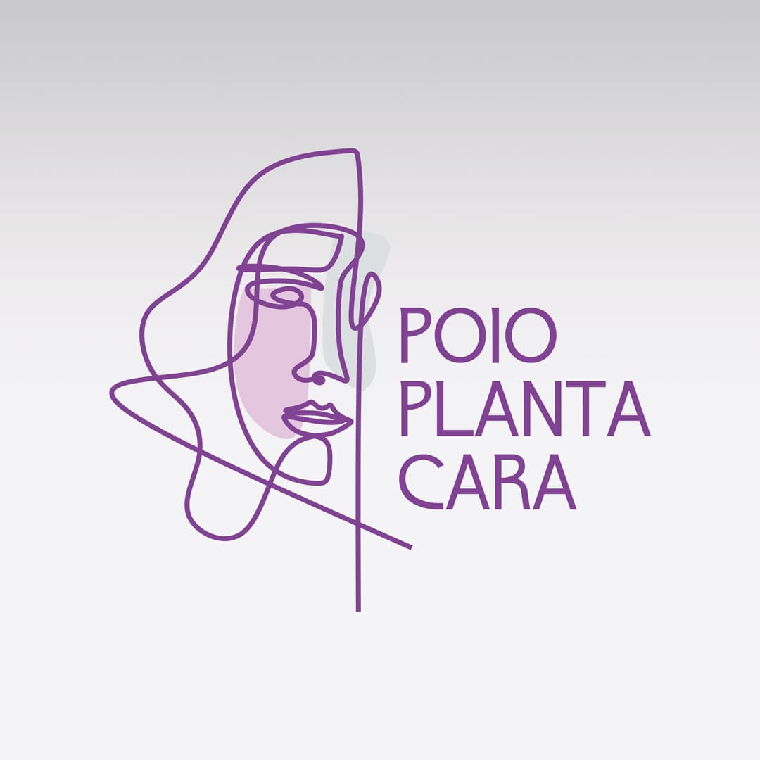 Diseño de logotipo para campaña Poio Planta Cara 25N - Agarimo Comunicación