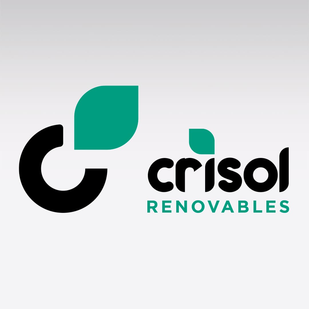 Diseño de logotipo para Crisol Renovables - Agarimo Comunicación