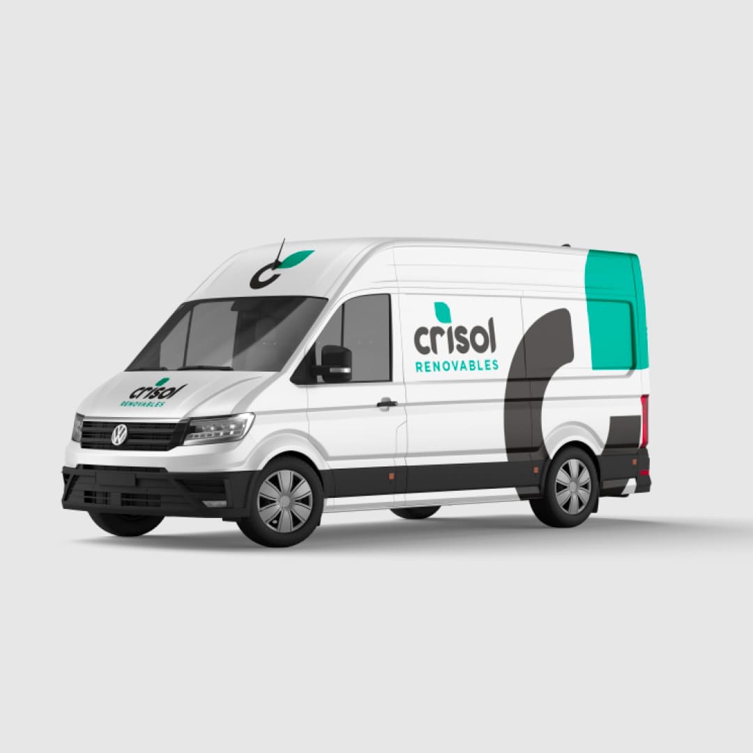 Diseño de logotipo para Crisol Renovables - Agarimo Comunicación