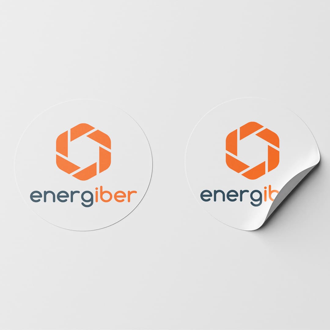 Diseño de logotipo para Energiber - Agarimo Comunicación