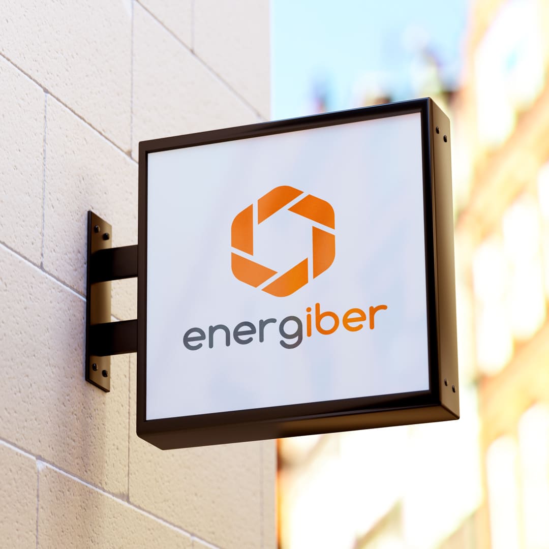 Diseño de logotipo para Energiber - Agarimo Comunicación