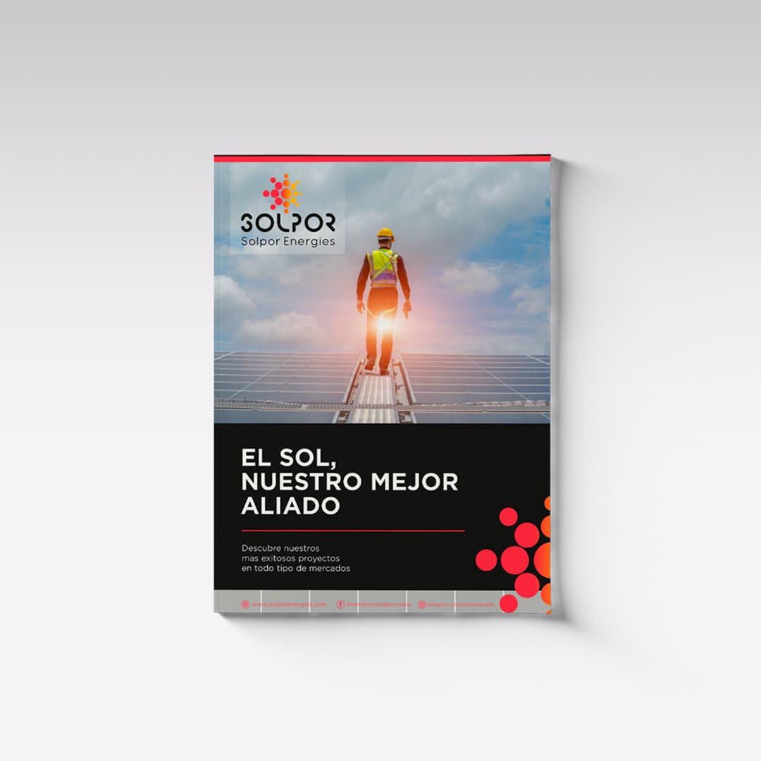 Diseño de presentación de empresa para Solpor Energies - Agarimo Comunicación