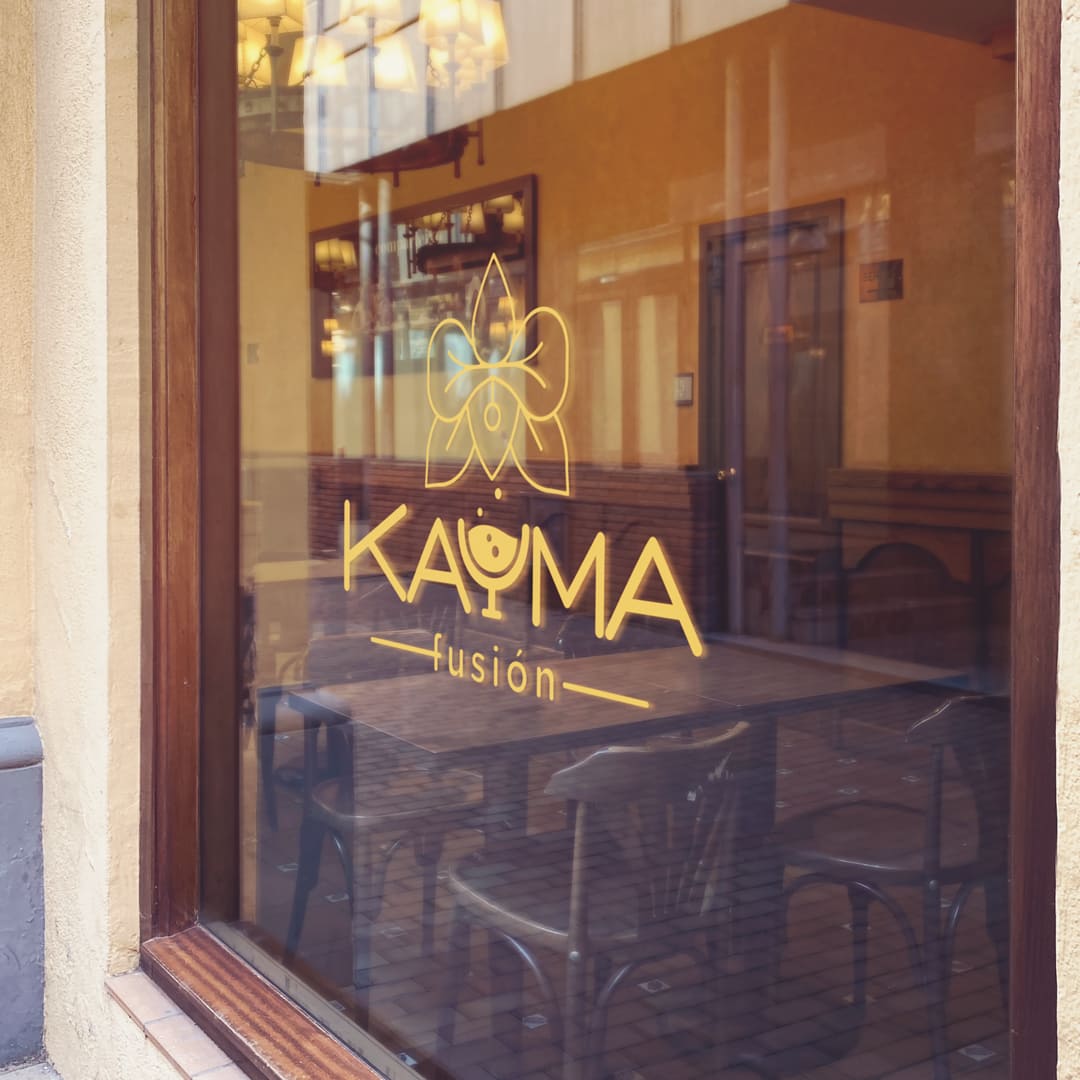 Diseño de logo para Kayma Fusión - Agarimo Comunicación