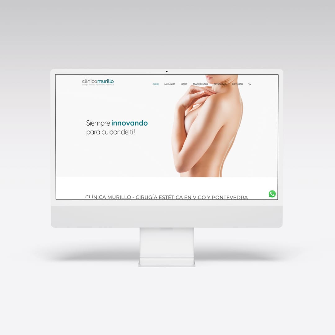 Restyling web para Clínica Murillo - Agarimo Comunicación