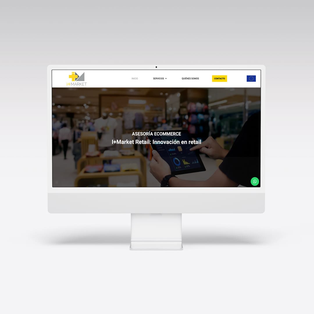 Creación web para I+Market Retail - Agarimo Comunicación