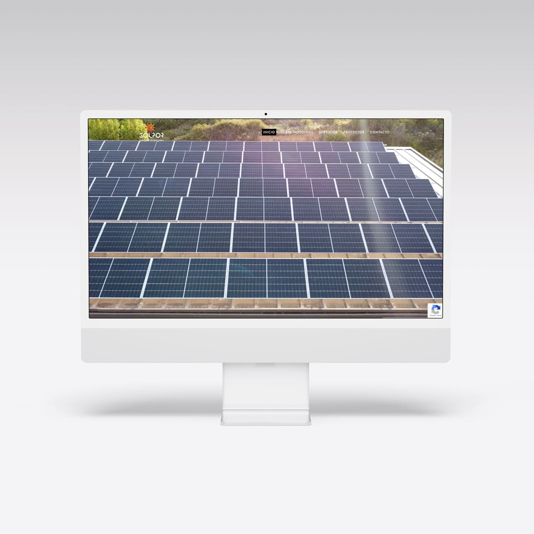 Creación web para Solpor Energies - Agarimo Comunicación