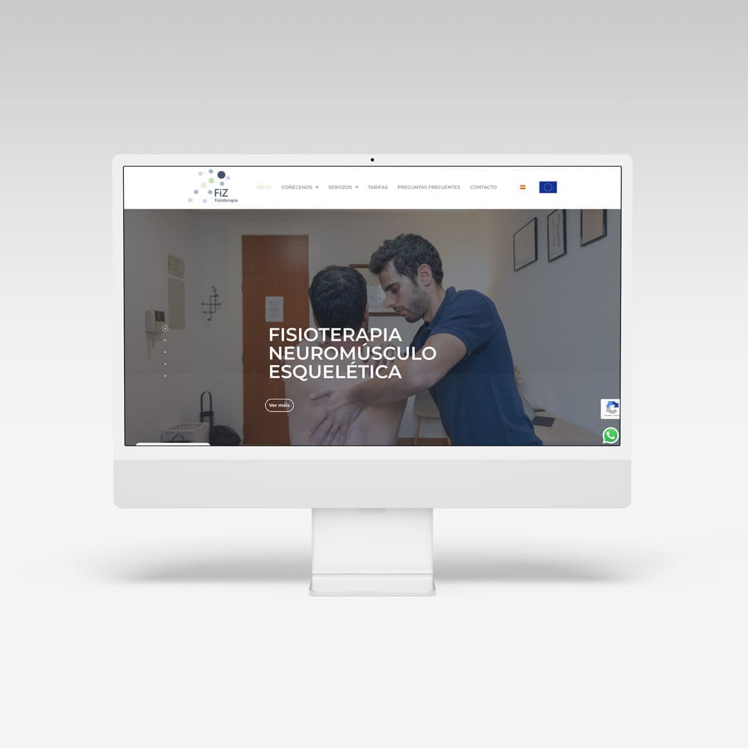 Diseño web para Fiz Fisioterapia - Agarimo Comunicación