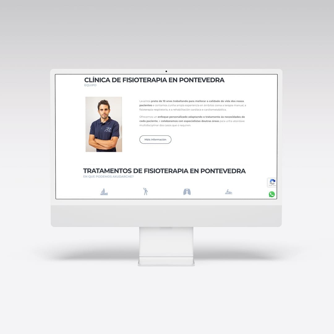 Diseño web para Fiz Fisioterapia - Agarimo Comunicación