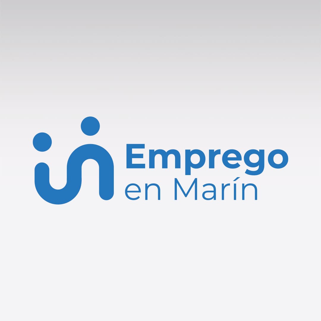 Diseño de logo para el Portal de Emprego de Marín - Agarimo Comunicación