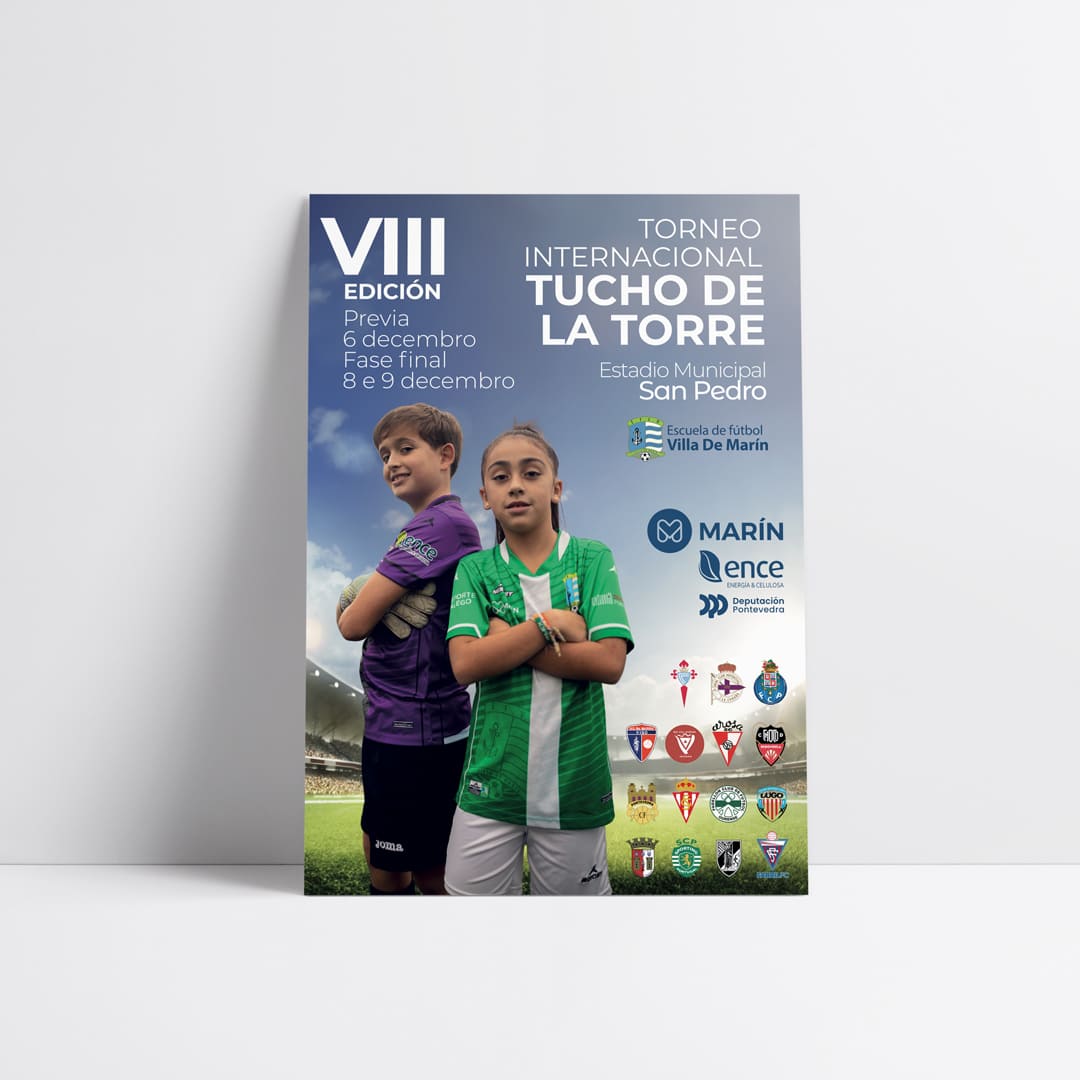 Diseño de cartelería para el Torneo Tucho de la Torre - Agarimo Comunicación