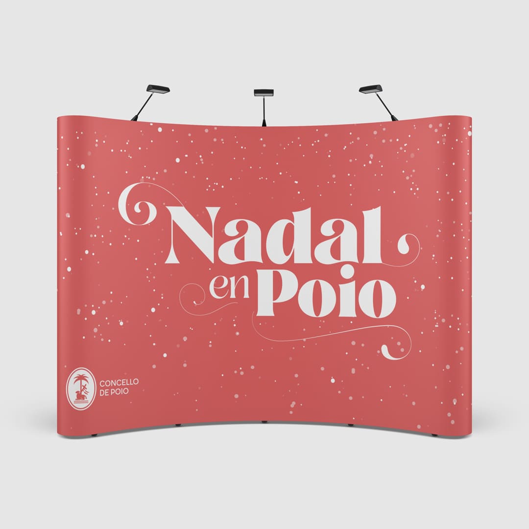 Diseño de logo de Nadal en Poio - Agarimo Comunicación