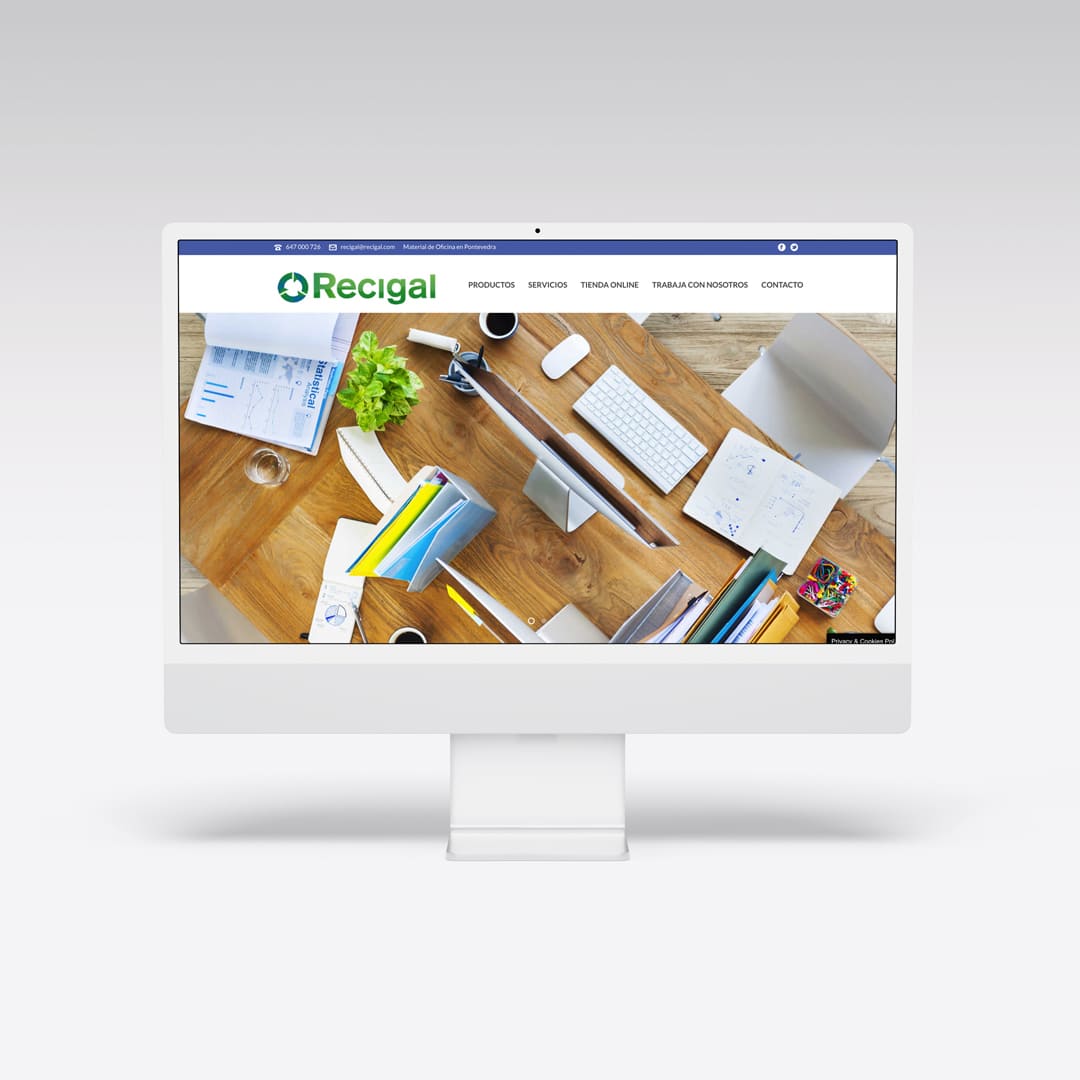 Web para Recigal - Agarimo Comunicación