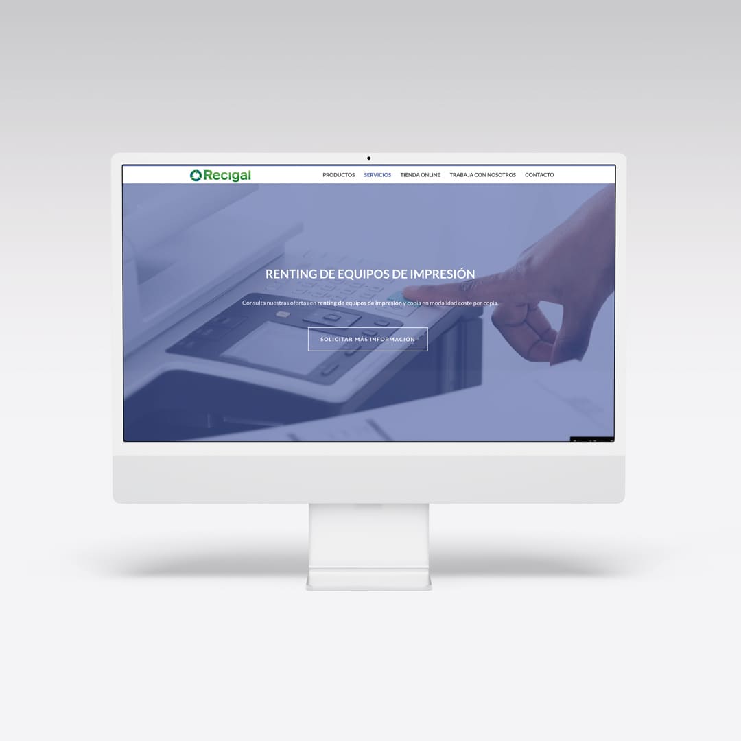 Web para Recigal - Agarimo Comunicación