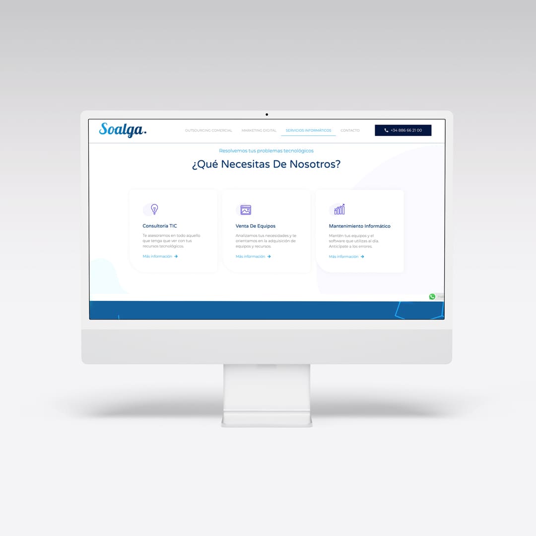 Web para Soalga - Agarimo Comunicación