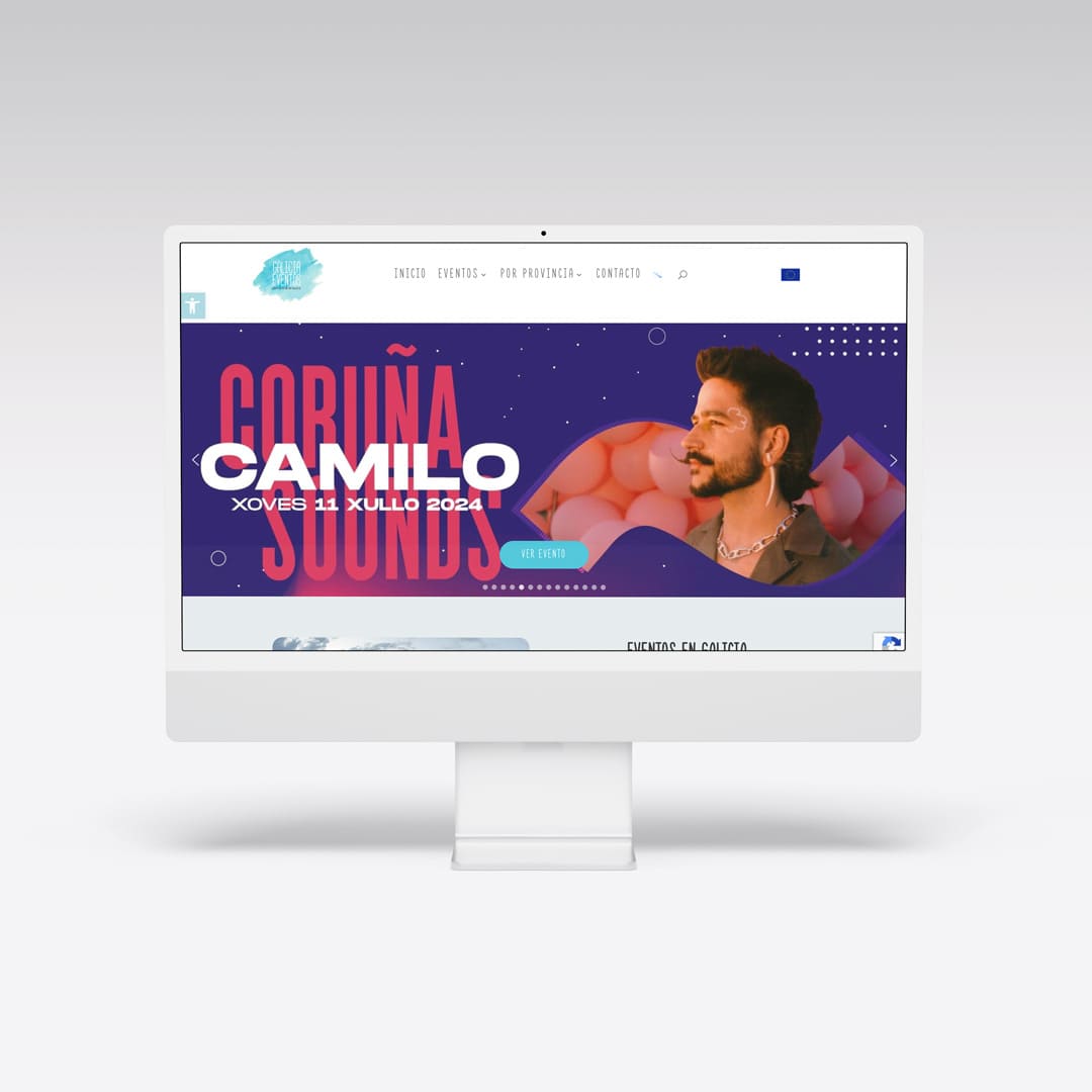 Web para Galicia Eventos - Agarimo Comunicación