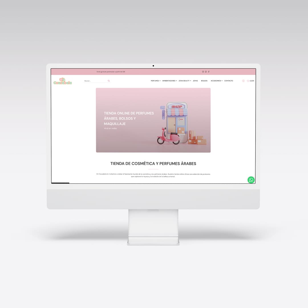 Web para Cousabela - Agarimo Comunicación