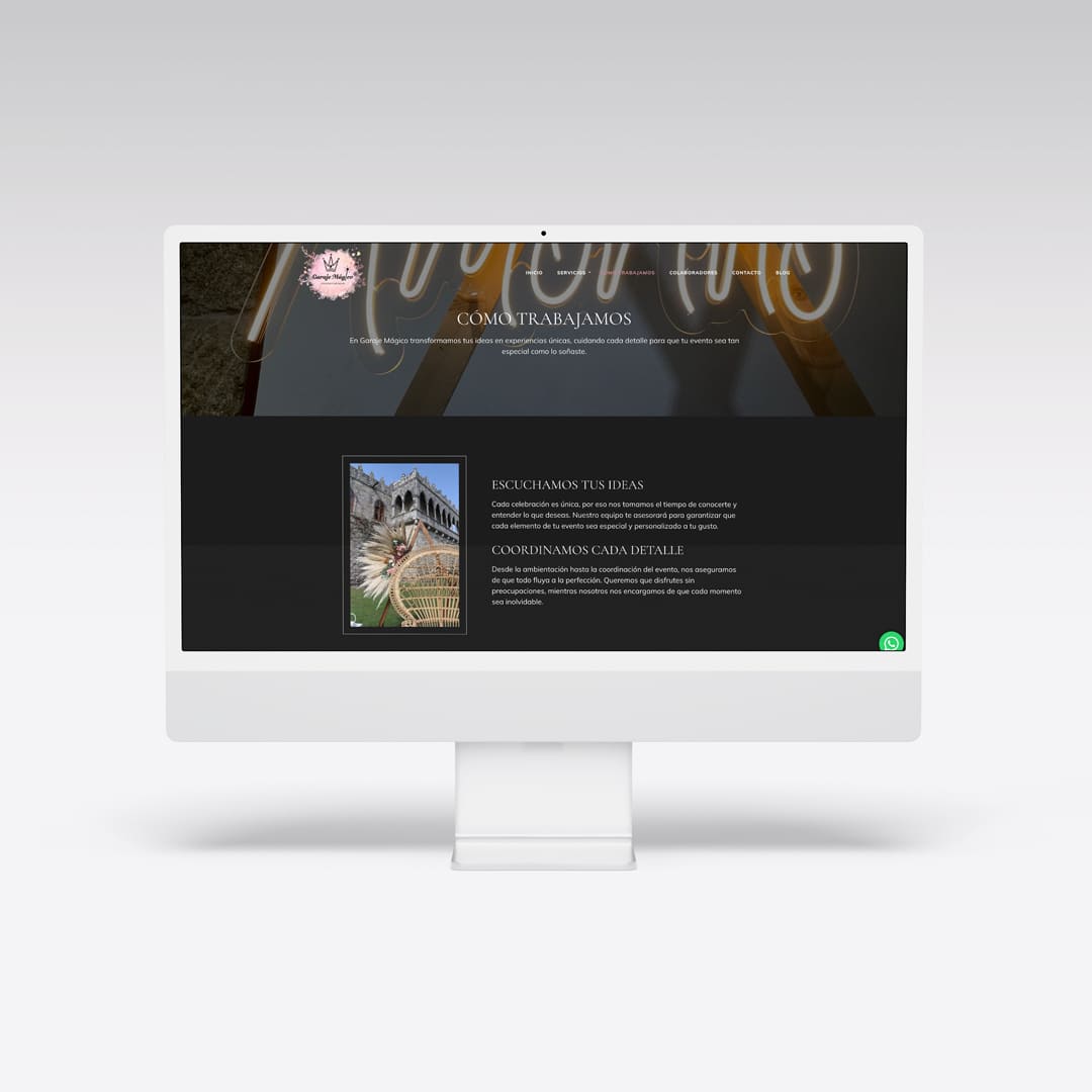 Web para Garaje Mágico – Agarimo Comunicación Web para Garaje Mágico - Agarimo Comunicación