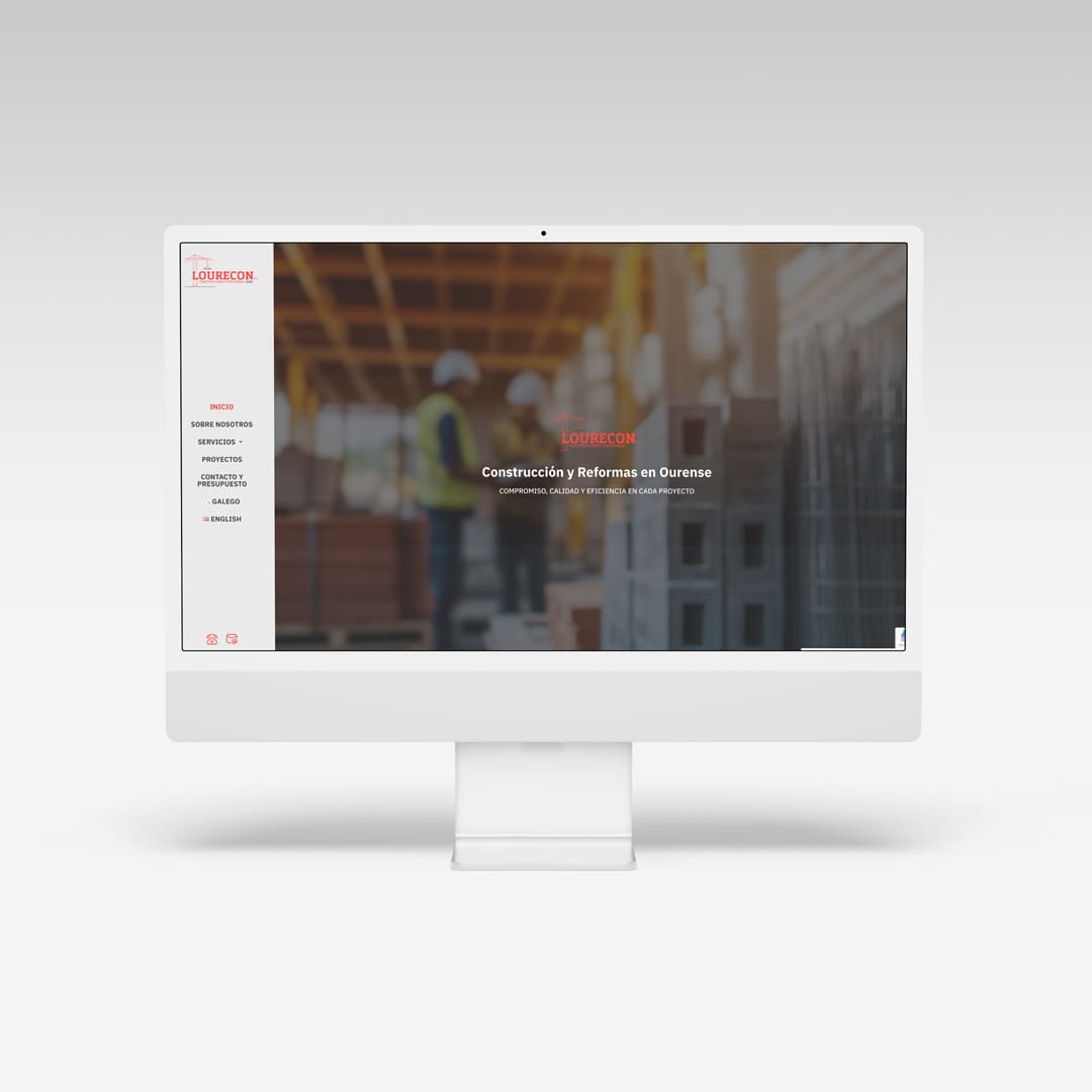 Web para Lourecon - Agarimo Comunicación