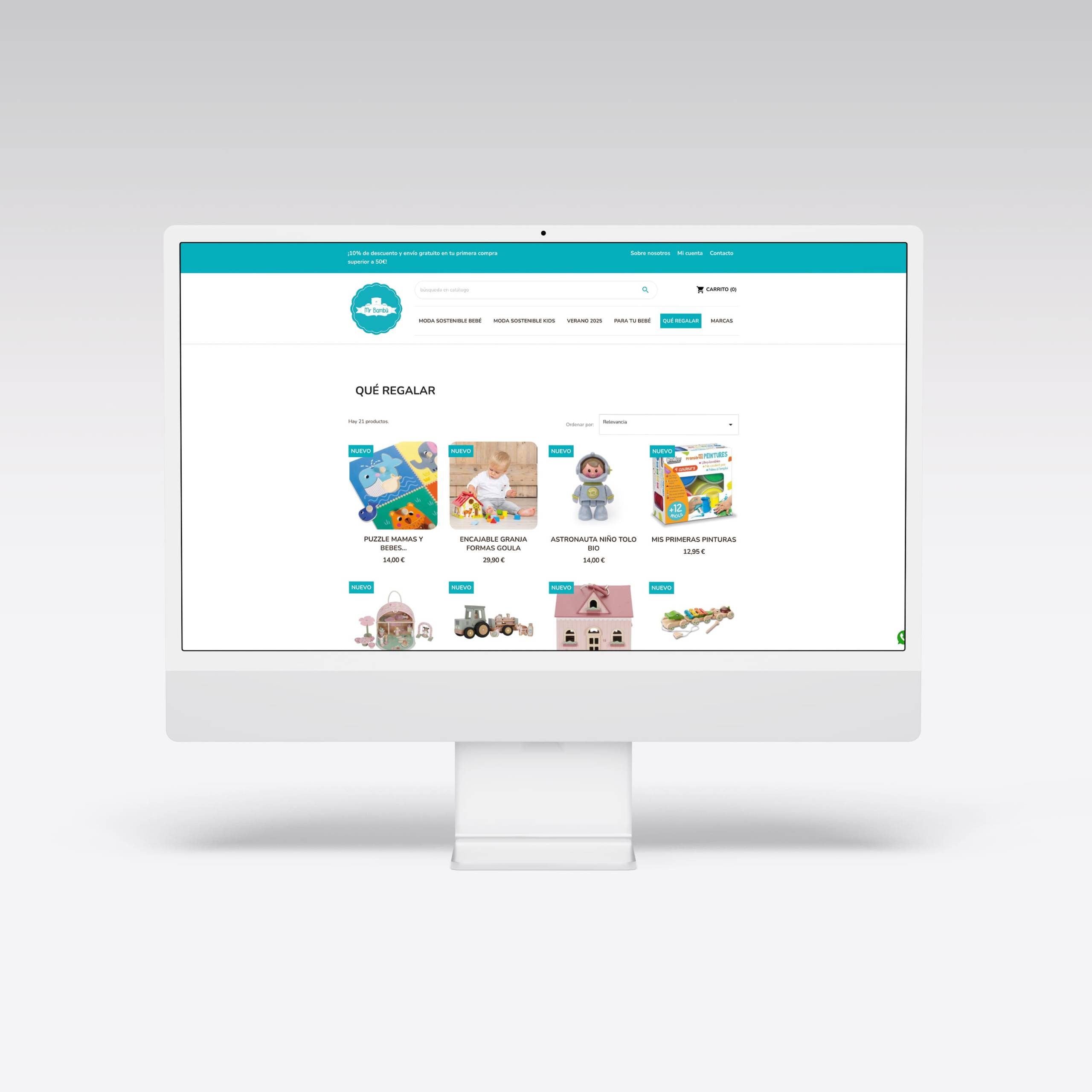 Ecommerce para Mr. Bambú – Agarimo Comunicación Ecommerce para Mr. Bambú - Agarimo Comunicación
