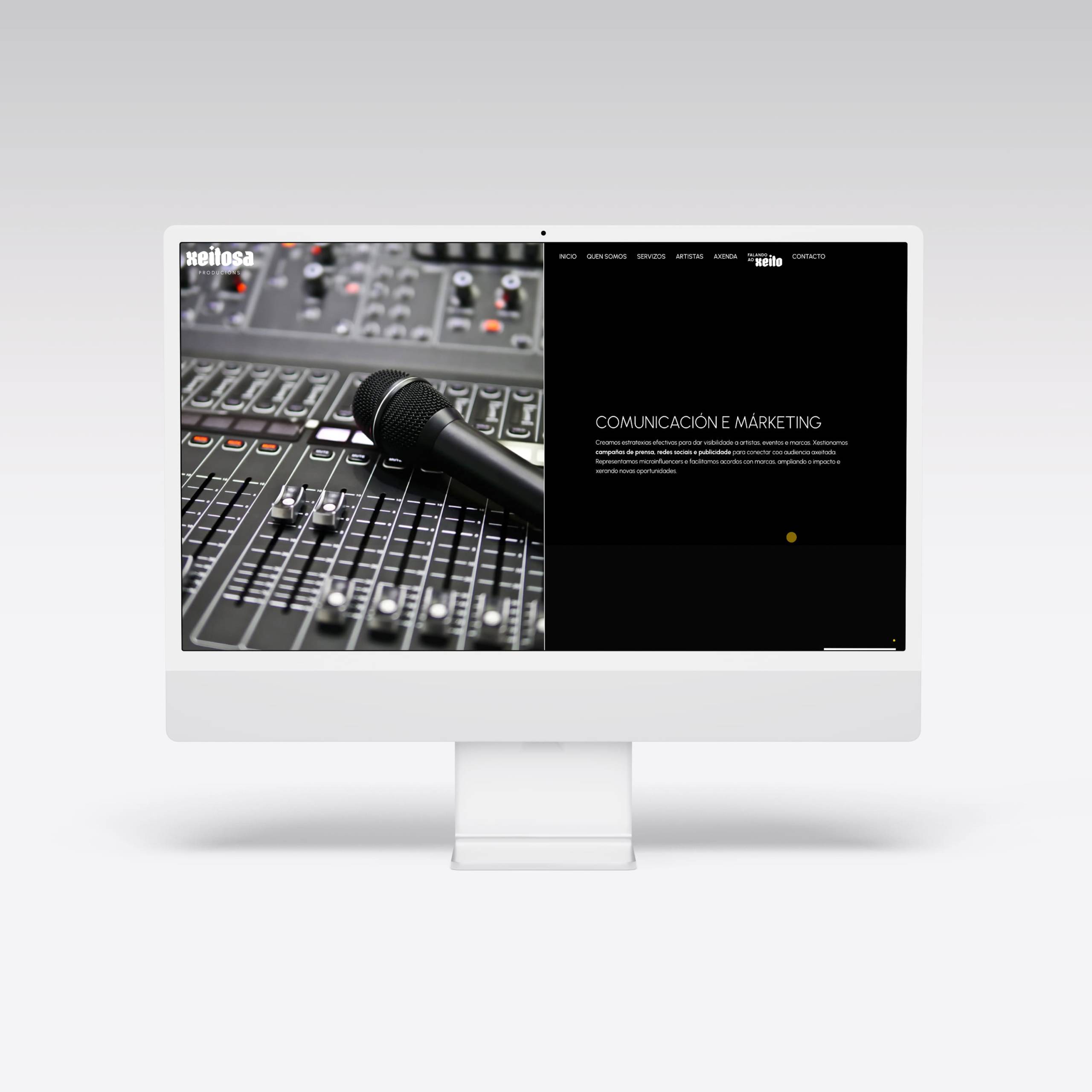 Web para Xeitosa Producións – Agarimo Comunicación Web para Xeitosa Producións - Agarimo Comunicación