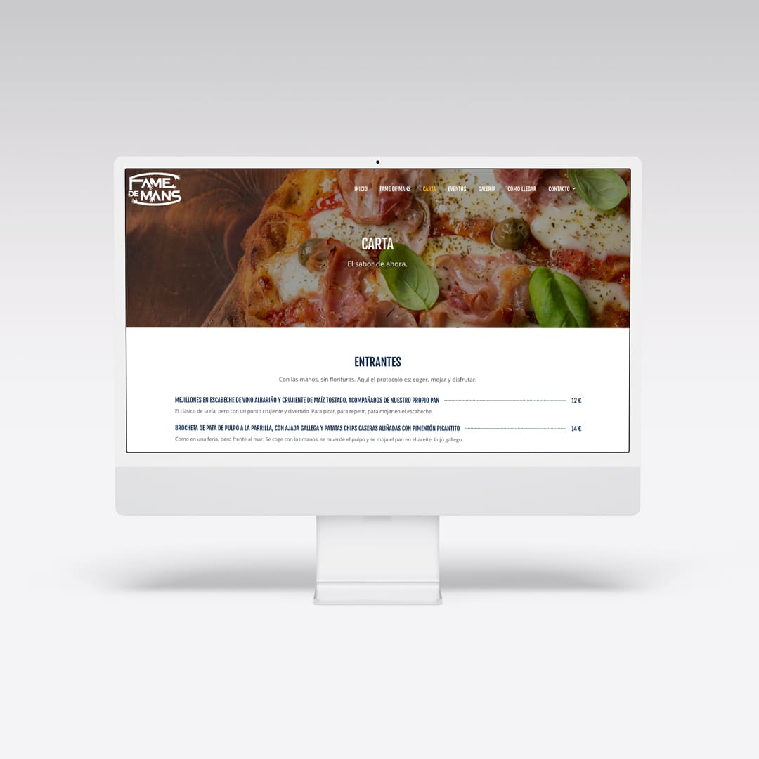 Web para Fame de Mans – Agarimo Comunicación Web para Fame de Mans - Agarimo Comunicación