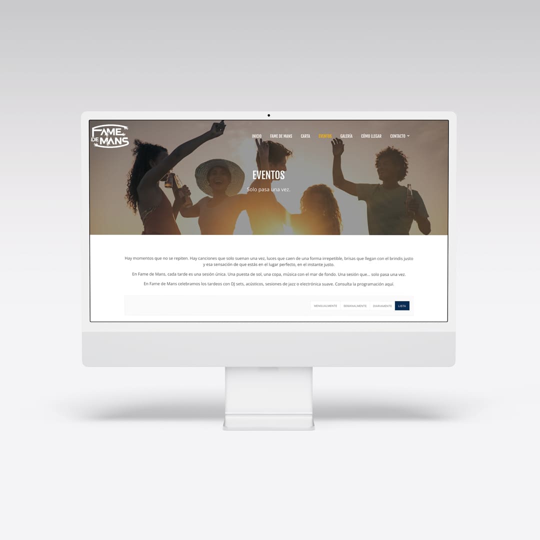 Web para Fame de Mans – Agarimo Comunicación Web para Fame de Mans - Agarimo Comunicación