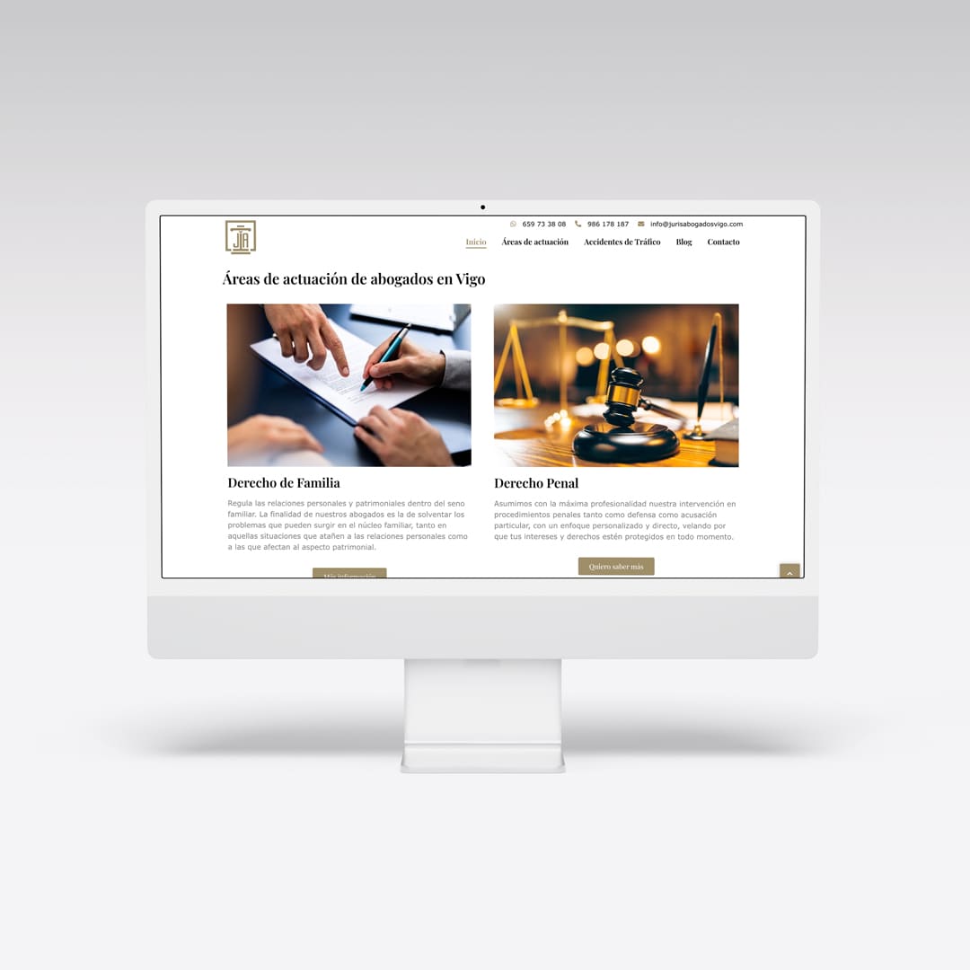 Web para Juris Abogados – Agarimo Comunicación Web para Juris Abogados - Agarimo Comunicación