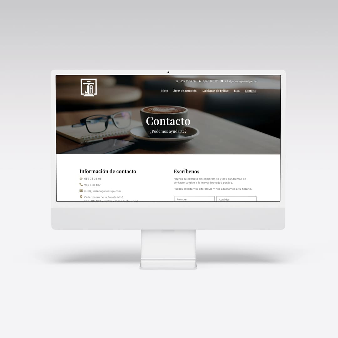 Web para Juris Abogados – Agarimo Comunicación Web para Juris Abogados - Agarimo Comunicación
