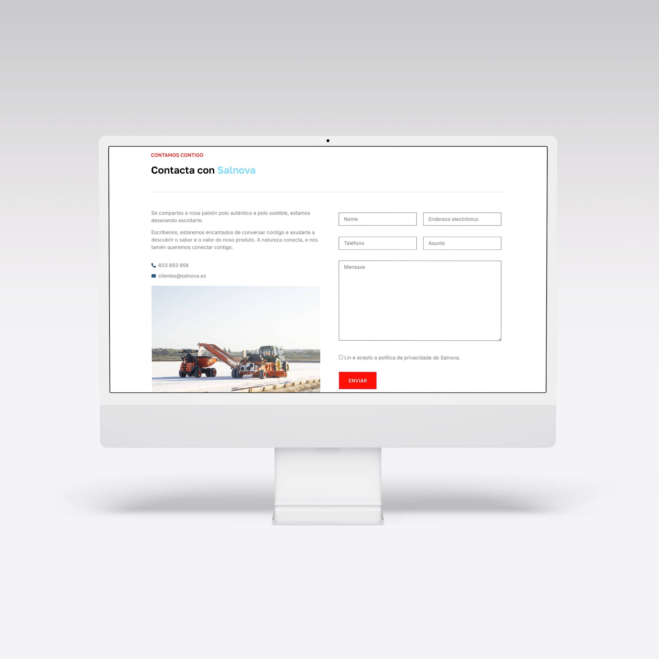 Web para Salnova – Agarimo Comunicación Web para Salnova - Agarimo Comunicación