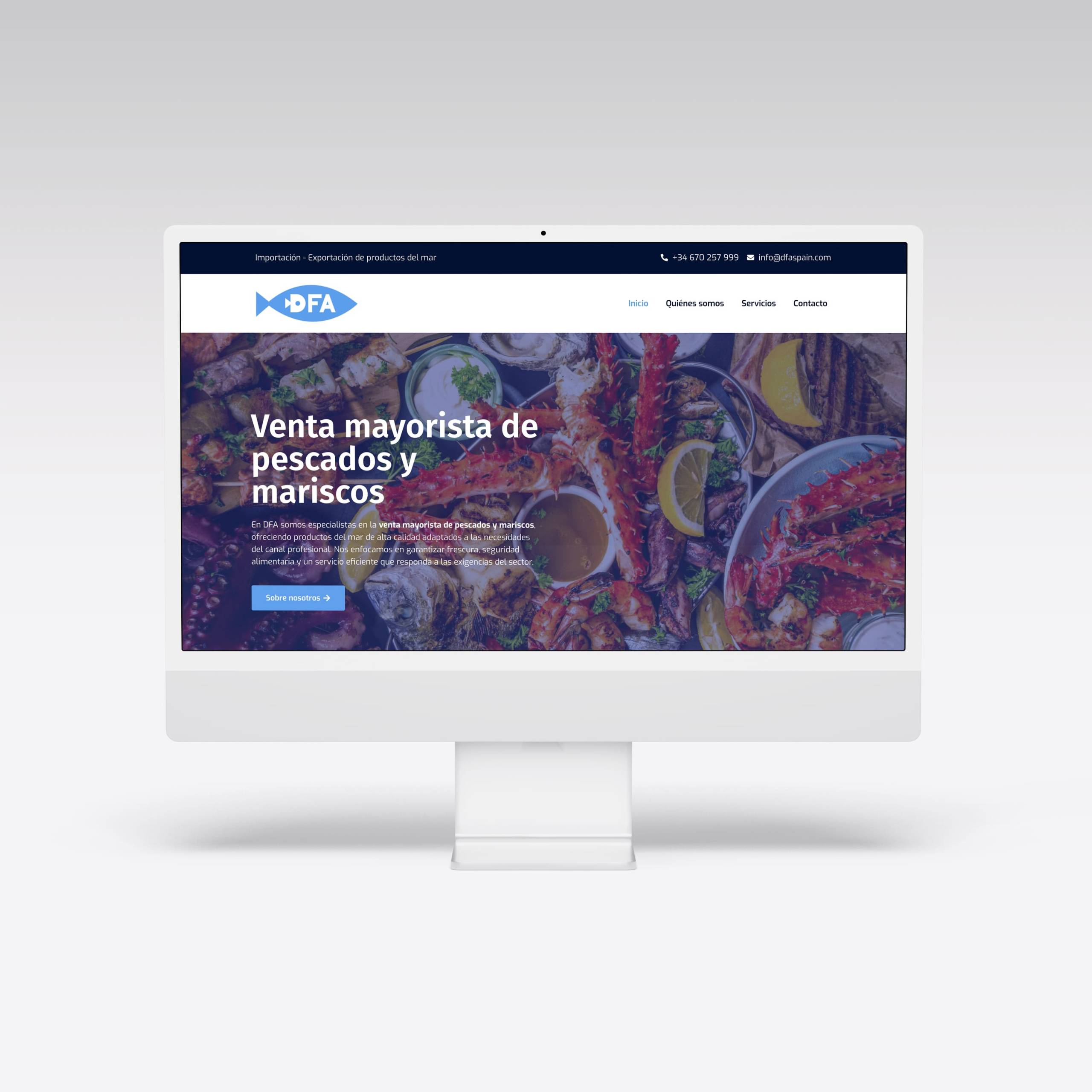 Web para DFA – Agarimo Comunicación Web para DFA - Agarimo Comunicación