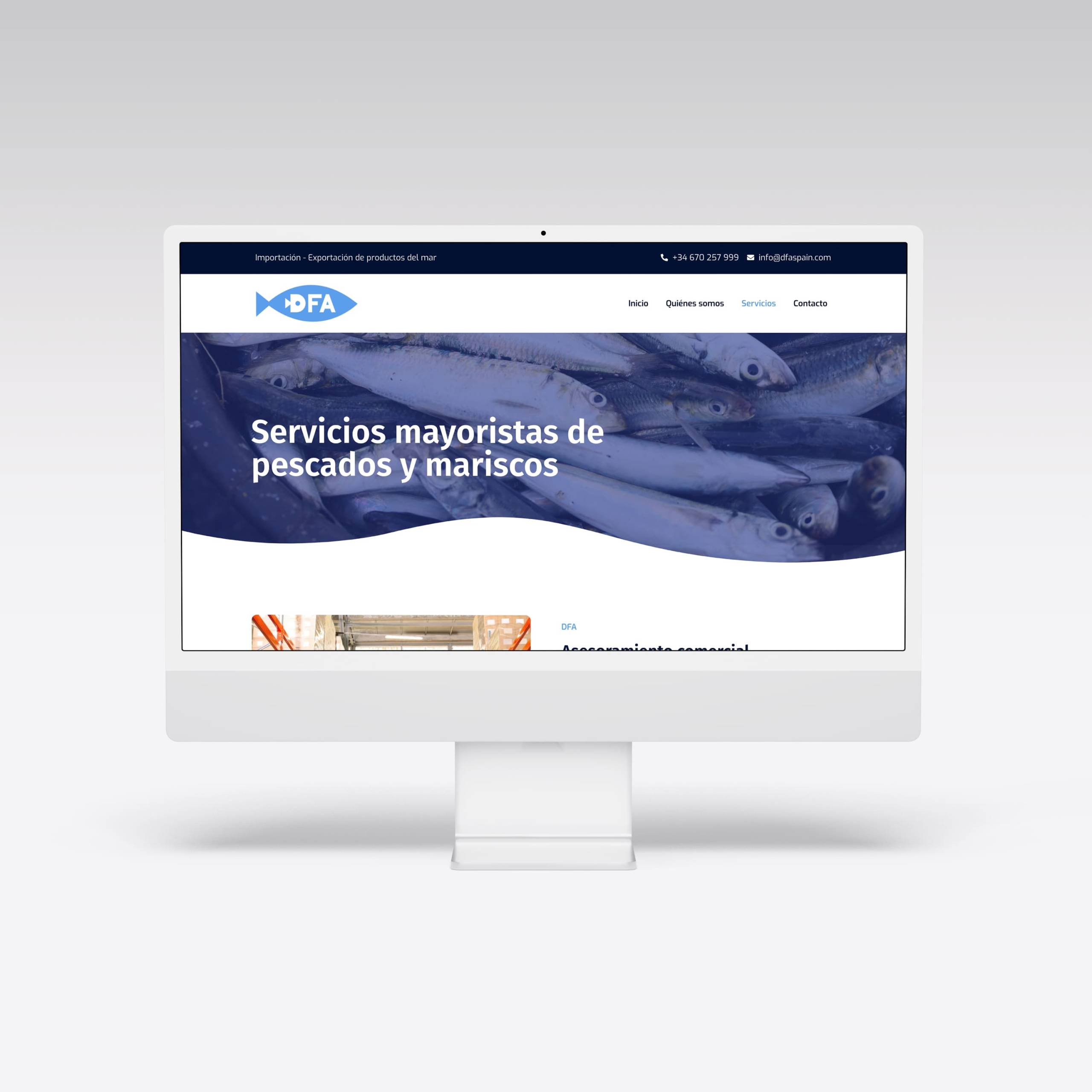 Web para DFA – Agarimo Comunicación Web para DFA - Agarimo Comunicación