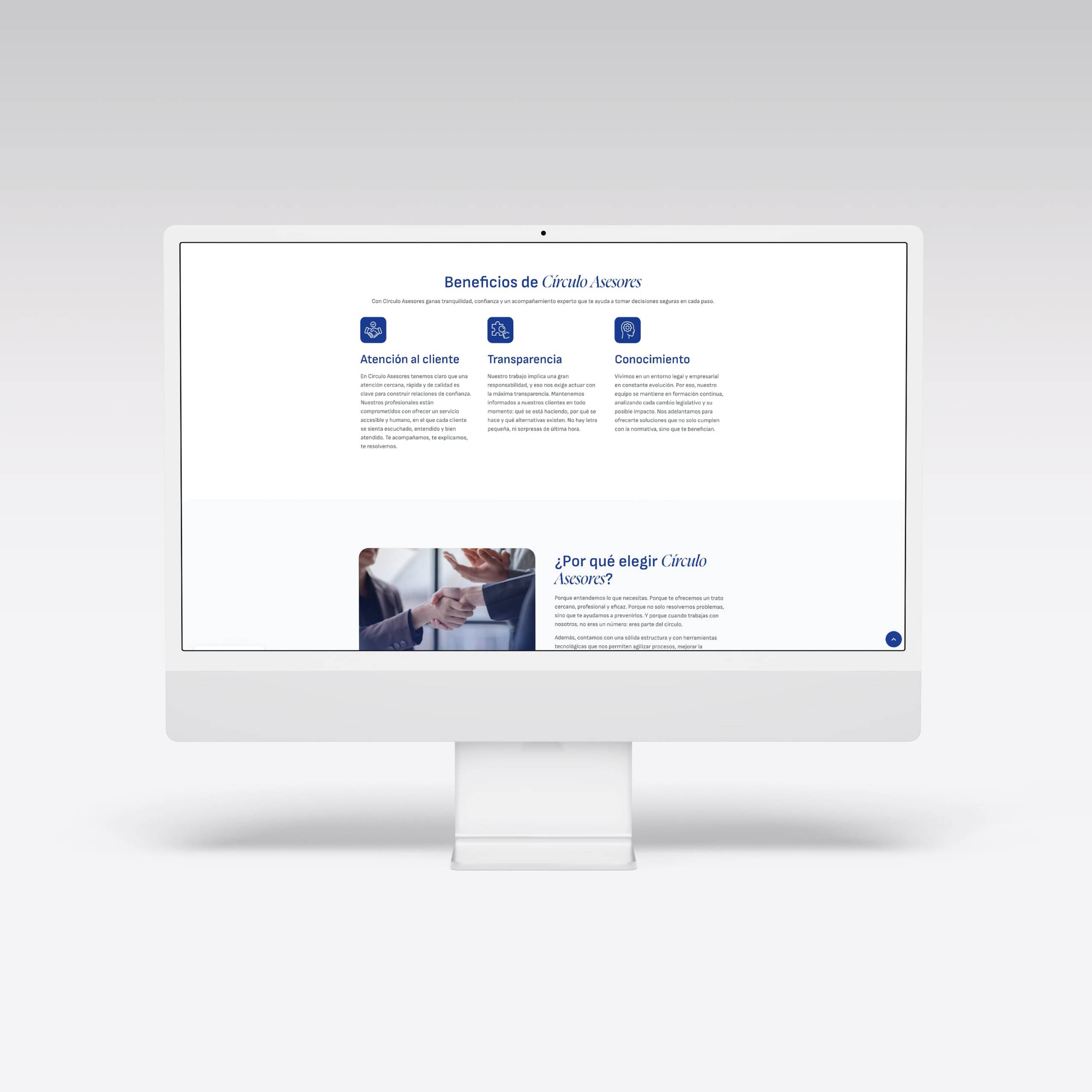 Web para Círculo de Asesores – Agarimo Comunicación Web para Círculo de Asesores - Agarimo Comunicación