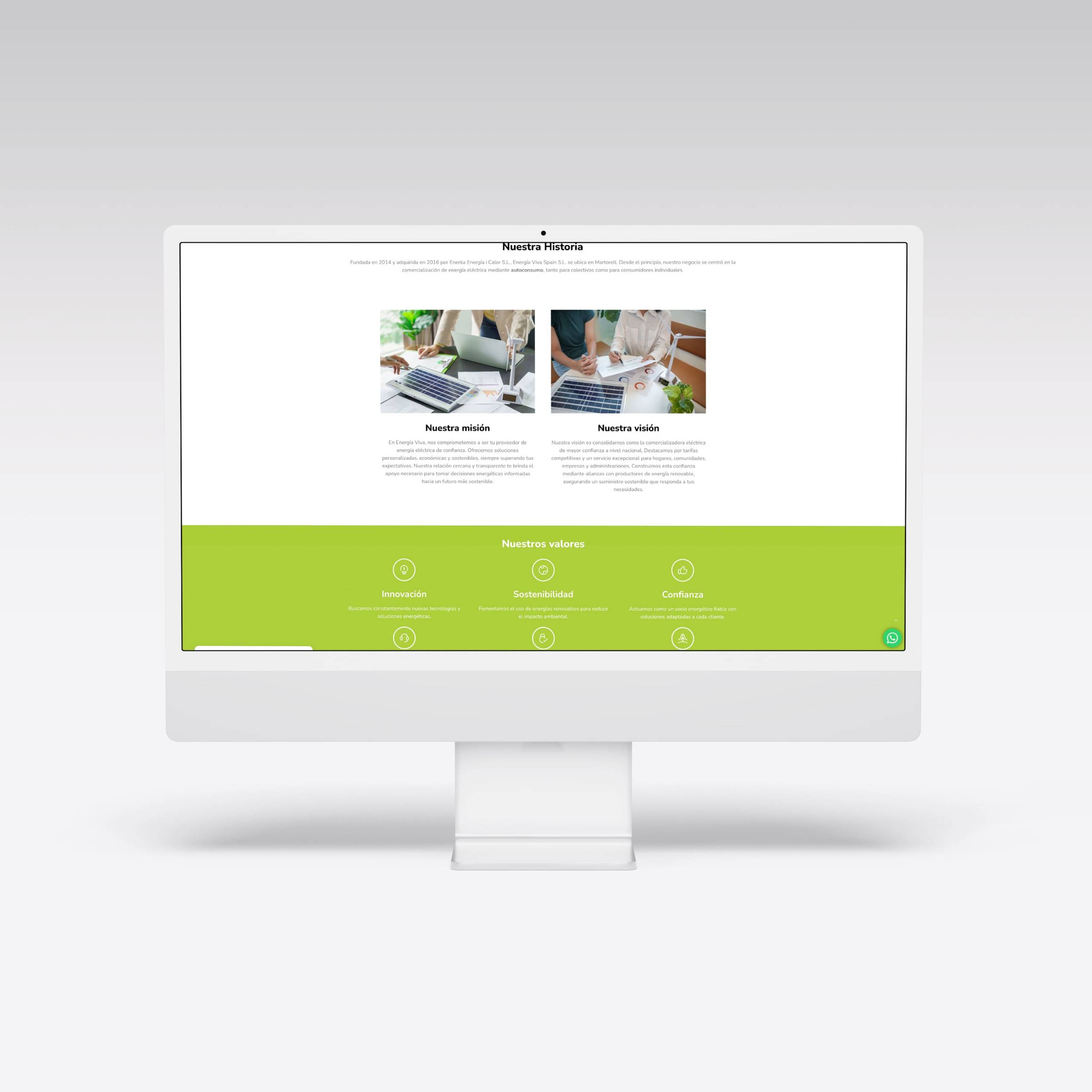 Web para Energía Viva – Agarimo Comunicación Web para Energía Viva - Agarimo Comunicación