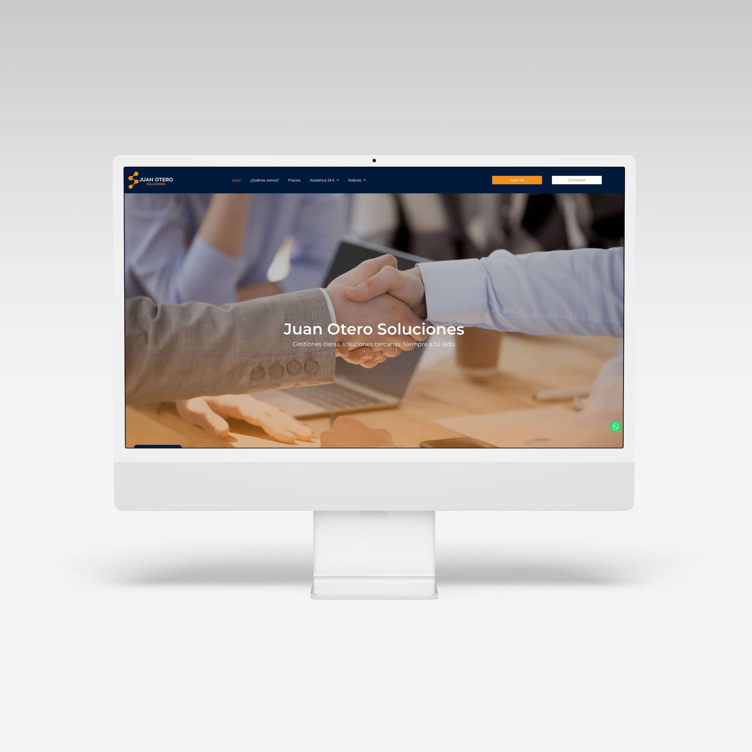 Web para Juan Otero Soluciones - Agarimo Comunicación