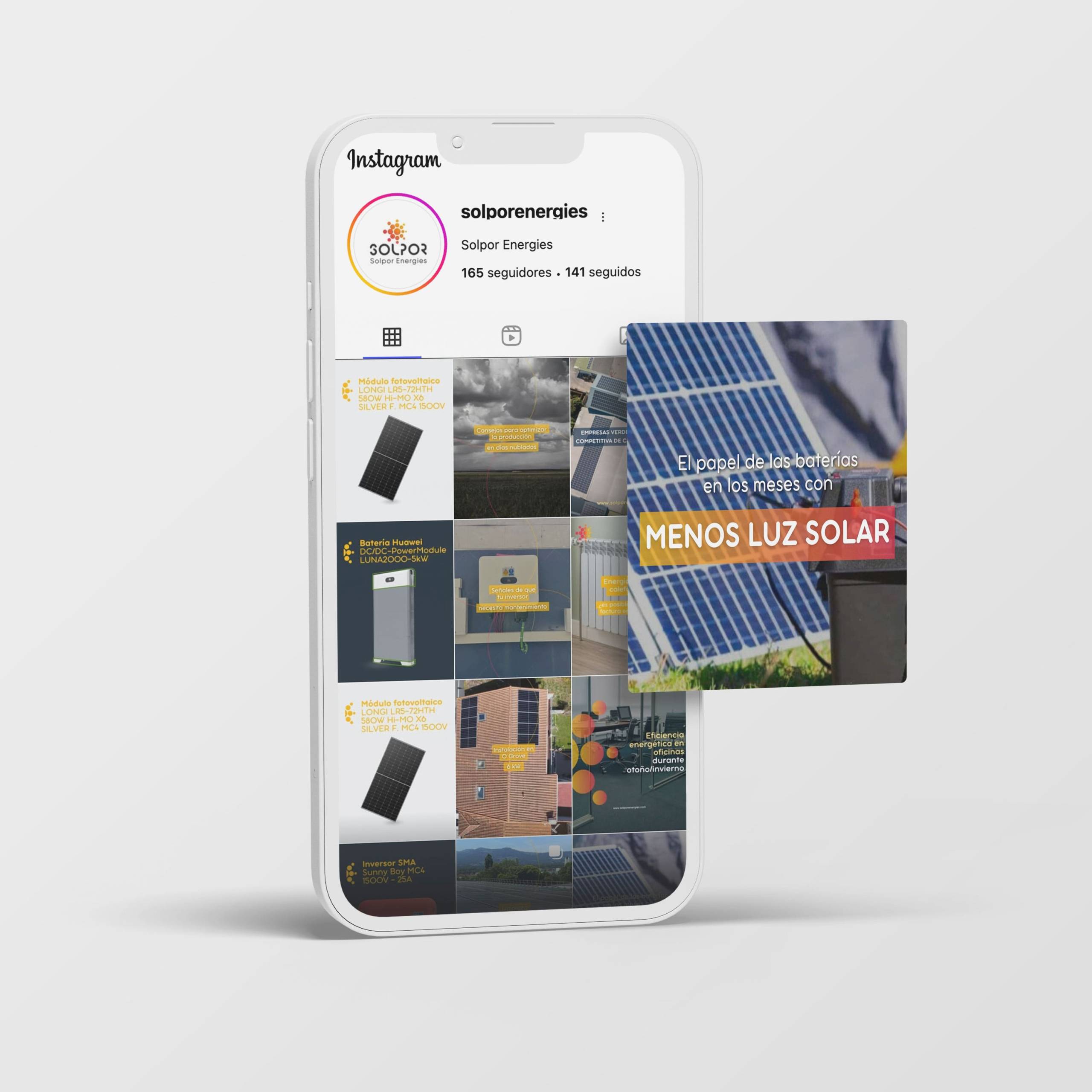 Community Manager para Solpor Energies - Agarimo Comunicación