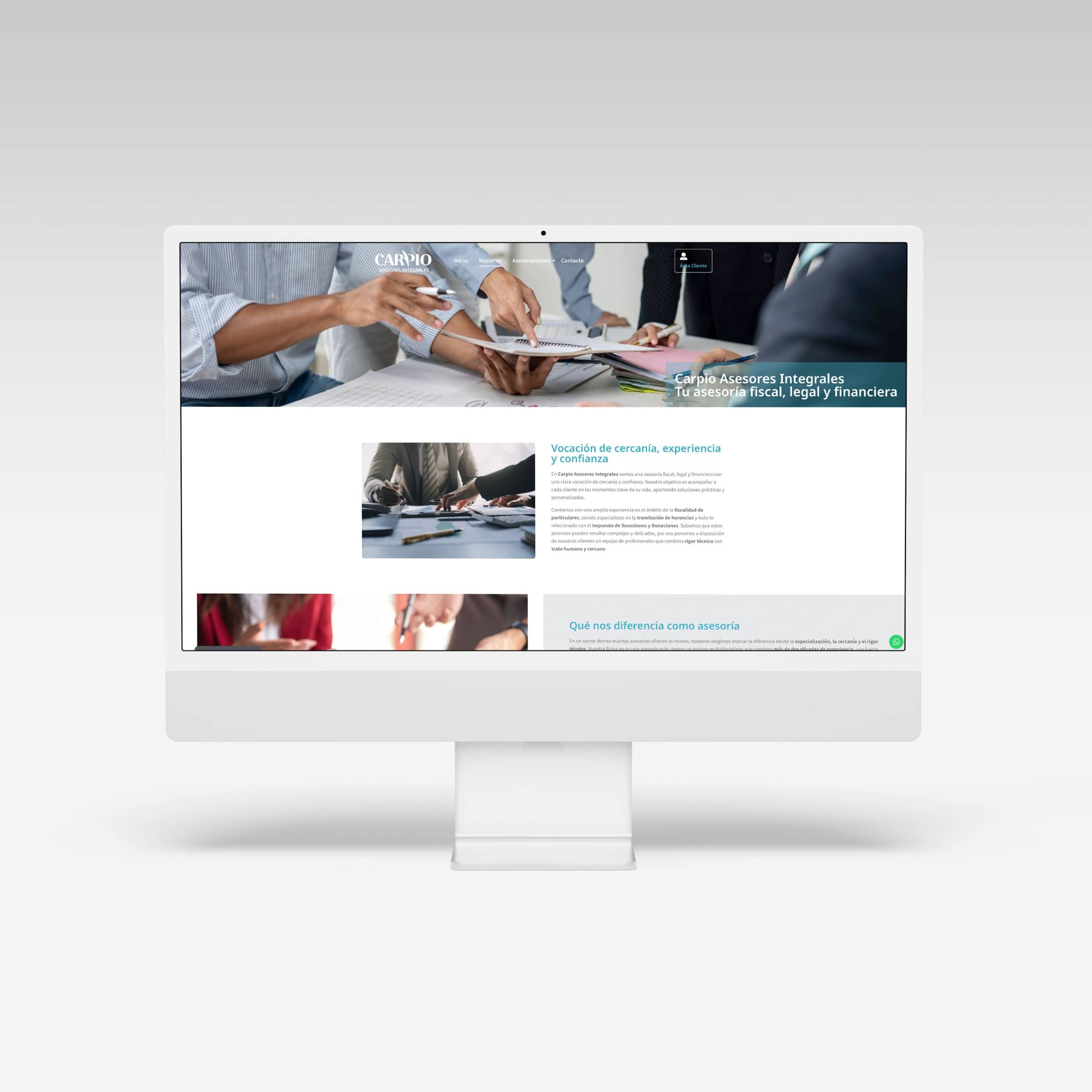 Web para Carpio Asesores – Agarimo Comunicación Web para Carpio Asesores - Agarimo Comunicación
