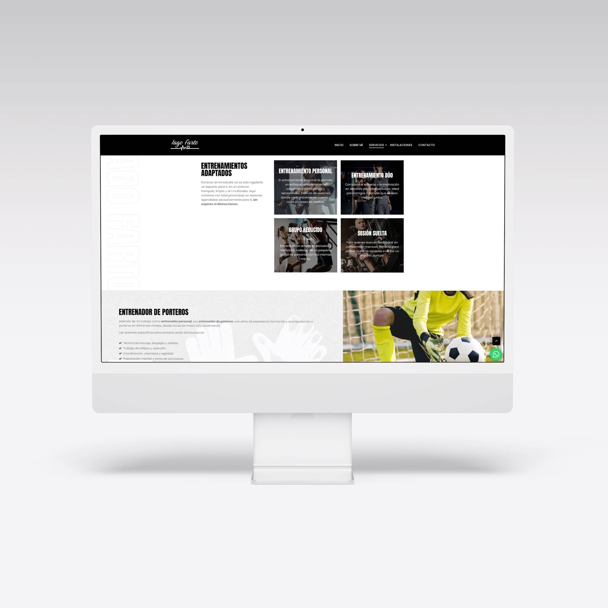 Web para Iago Farto – Agarimo Comunicación Web para Iago Farto - Agarimo Comunicación