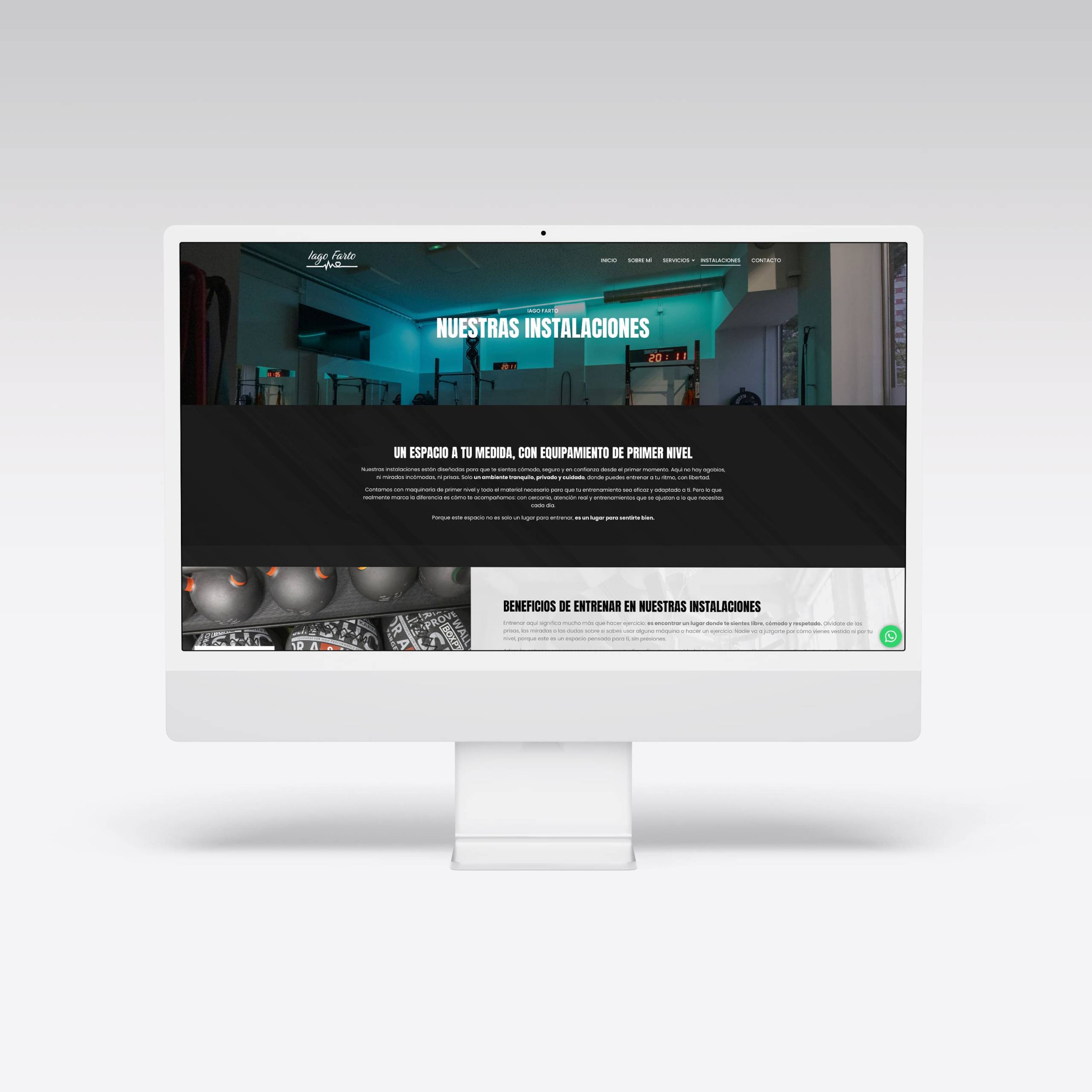 Web para Iago Farto – Agarimo Comunicación Web para Iago Farto - Agarimo Comunicación