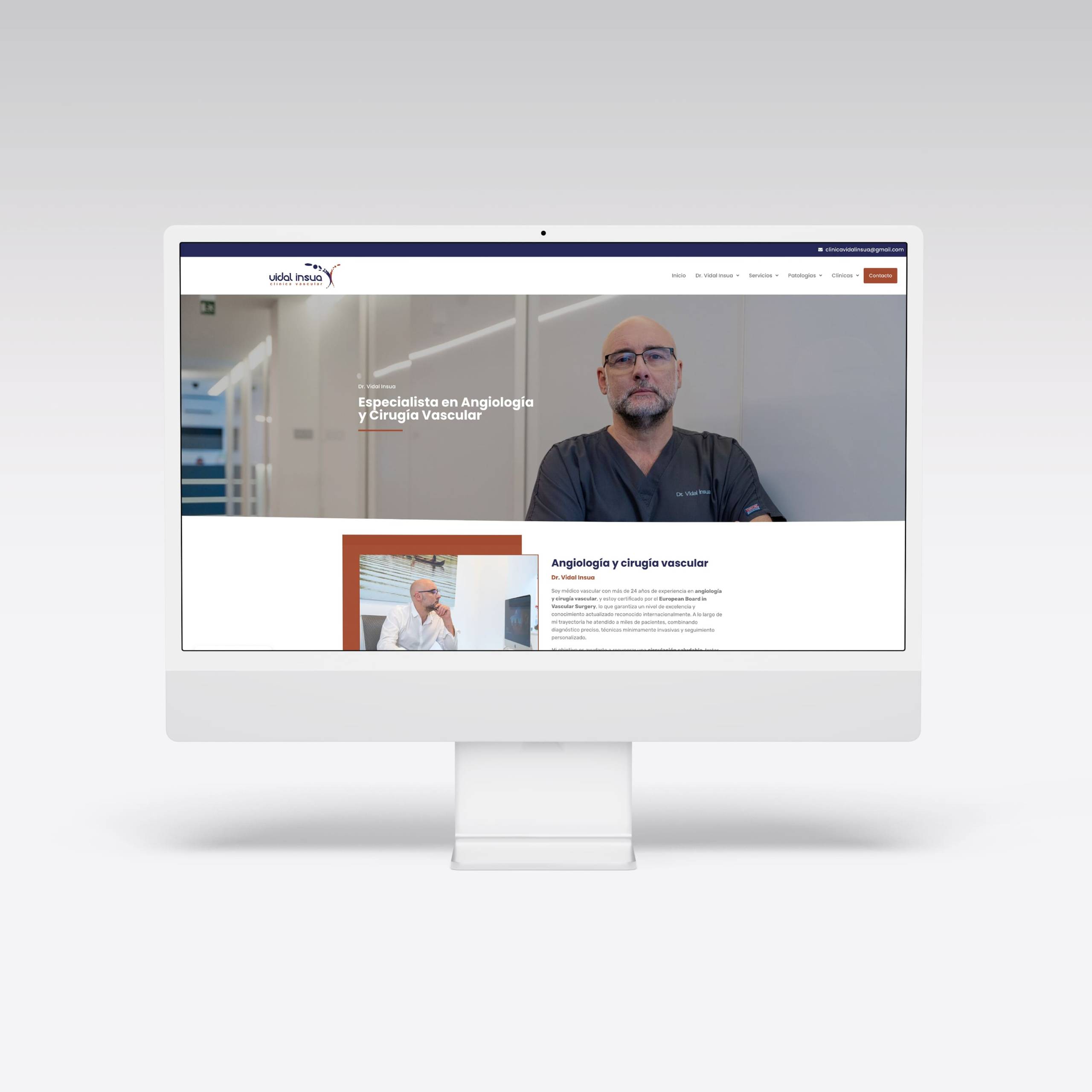 Web para Clínica Vidal Insua - Agarimo Comunicación