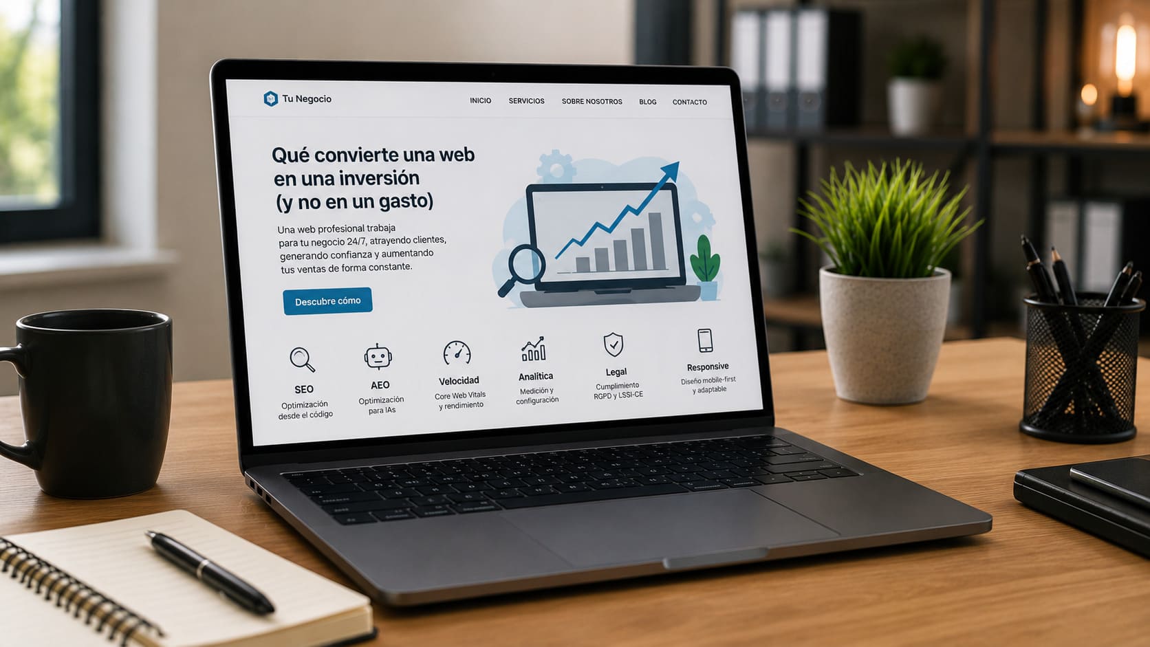 ¿Que convierte una web en una inversión y no en un gasto?