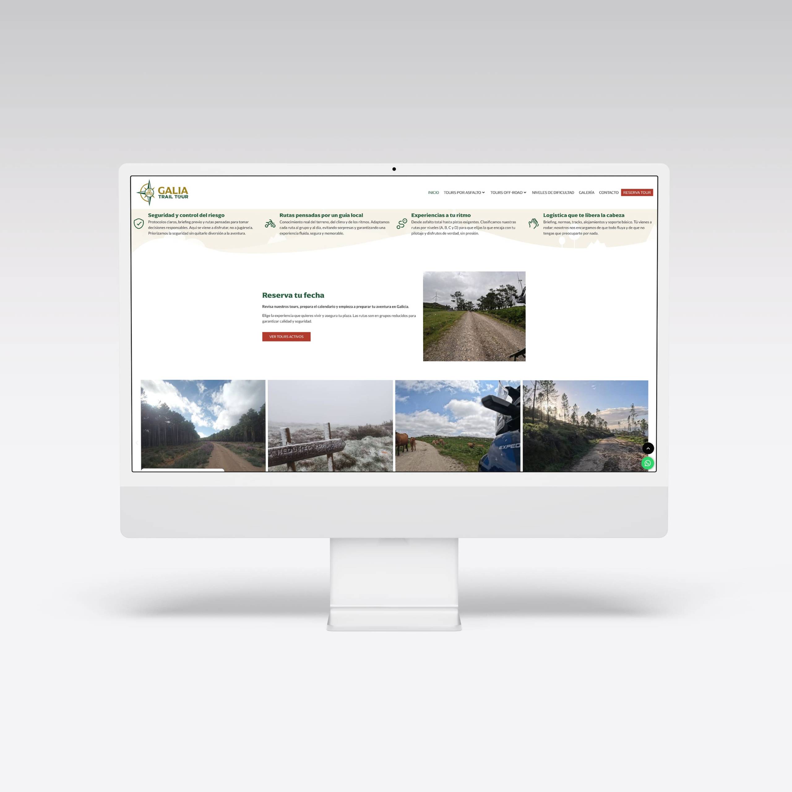 Web para Galia Trail Tour – Agarimo Comunicación Web para Galia Trail Tour - Agarimo Comunicación