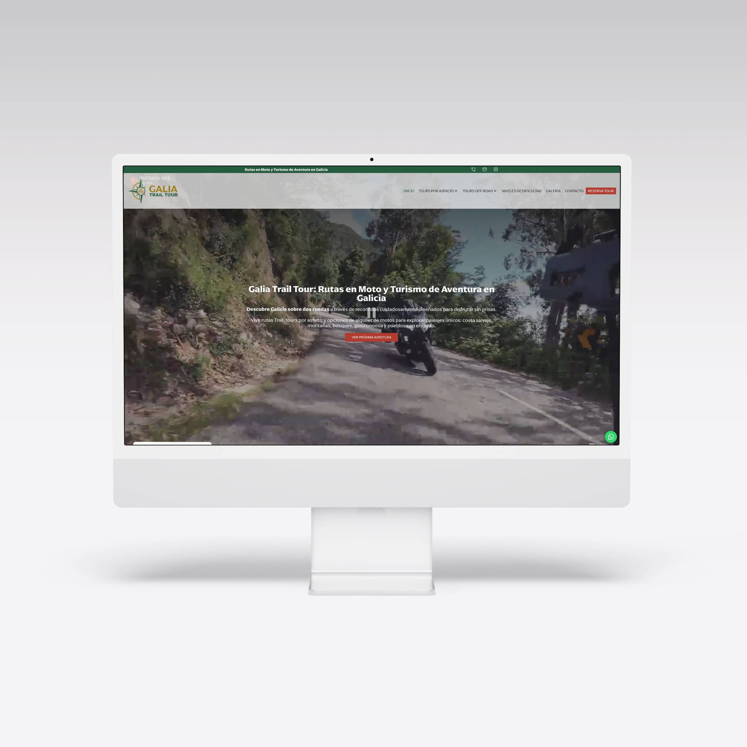 Web para Galia Trail Tour – Agarimo Comunicación Web para Galia Trail Tour - Agarimo Comunicación