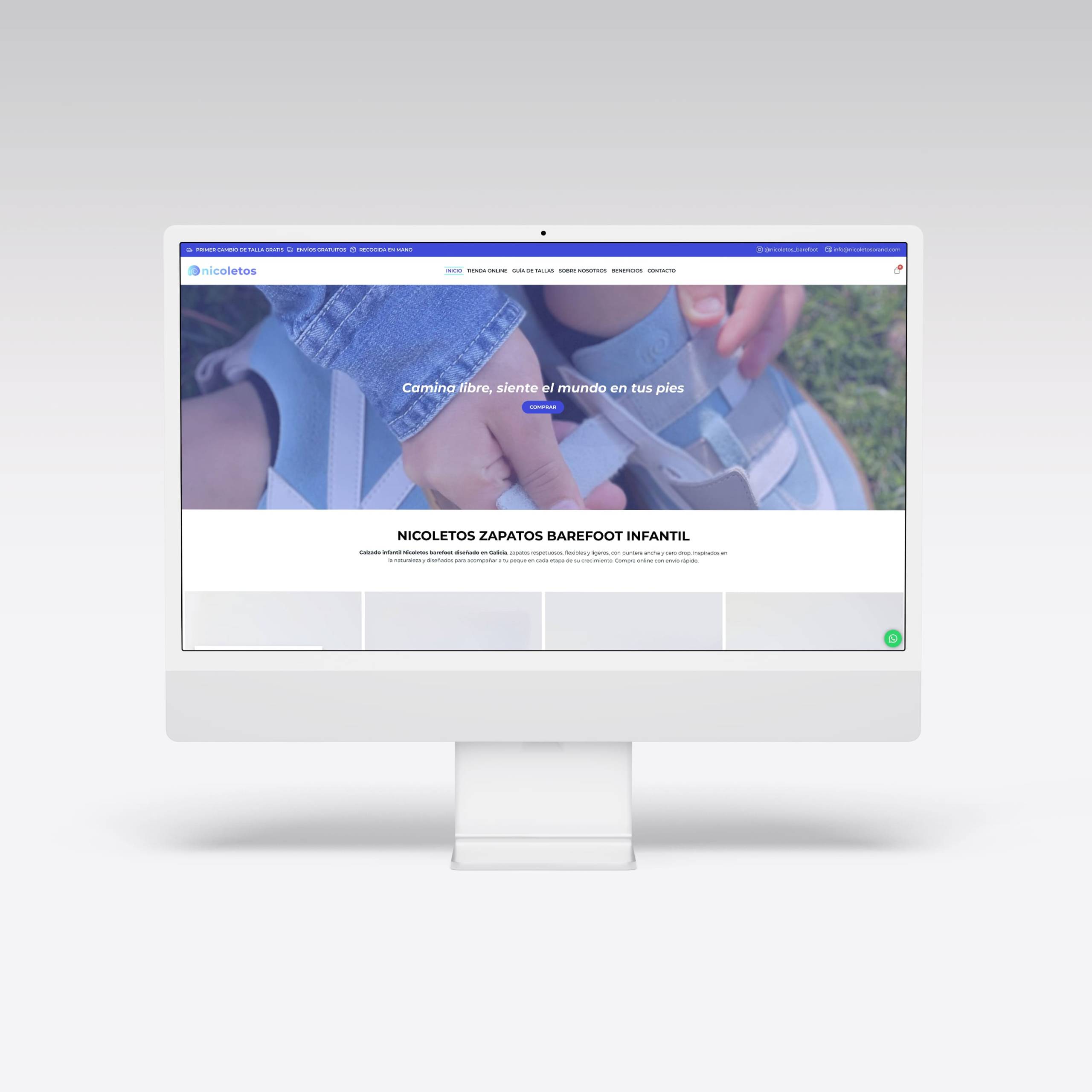 Web para Nicoletos - Agarimo Comunicación