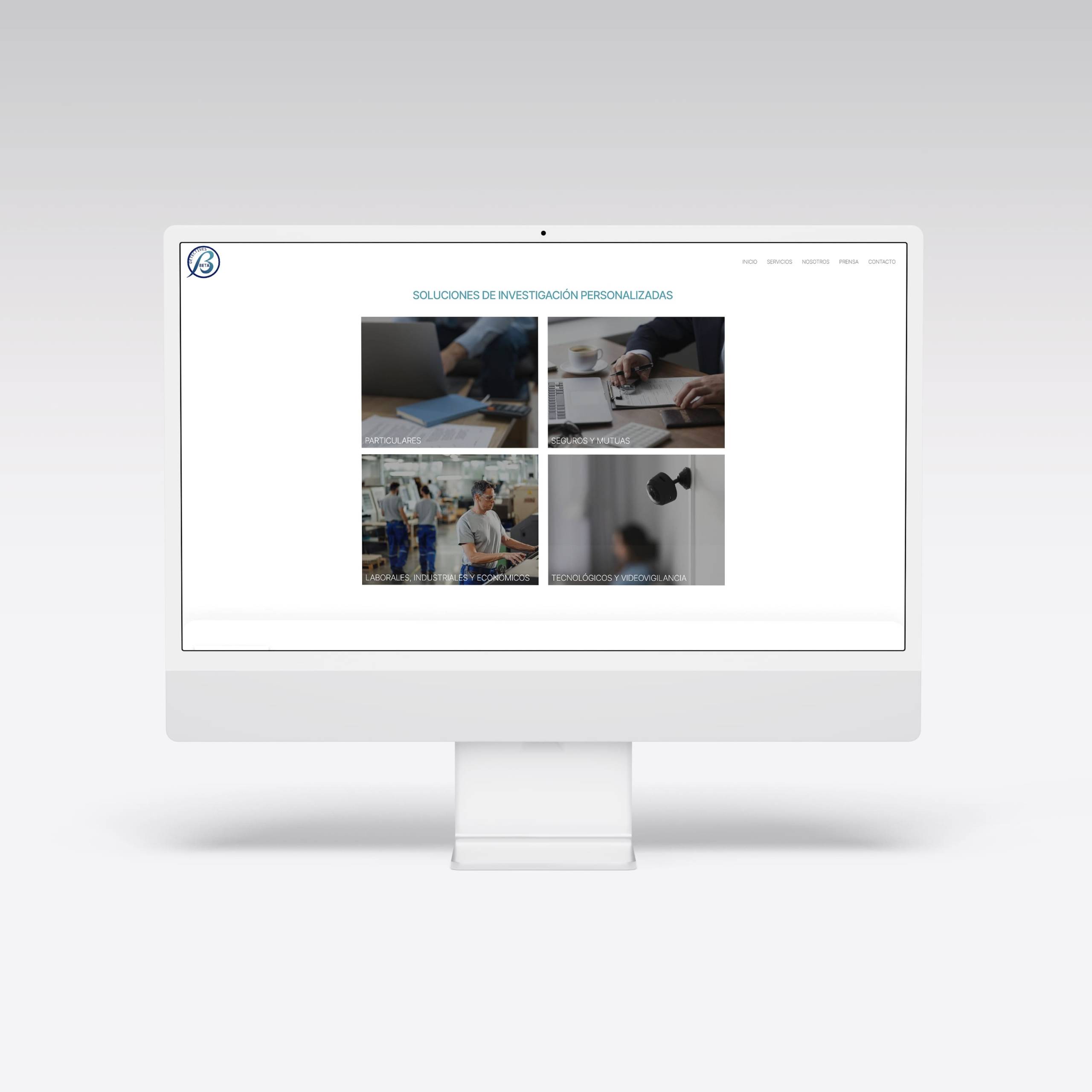 Web para Beta Detectives – Agarimo Comunicación Web para Beta Detectives - Agarimo Comunicación
