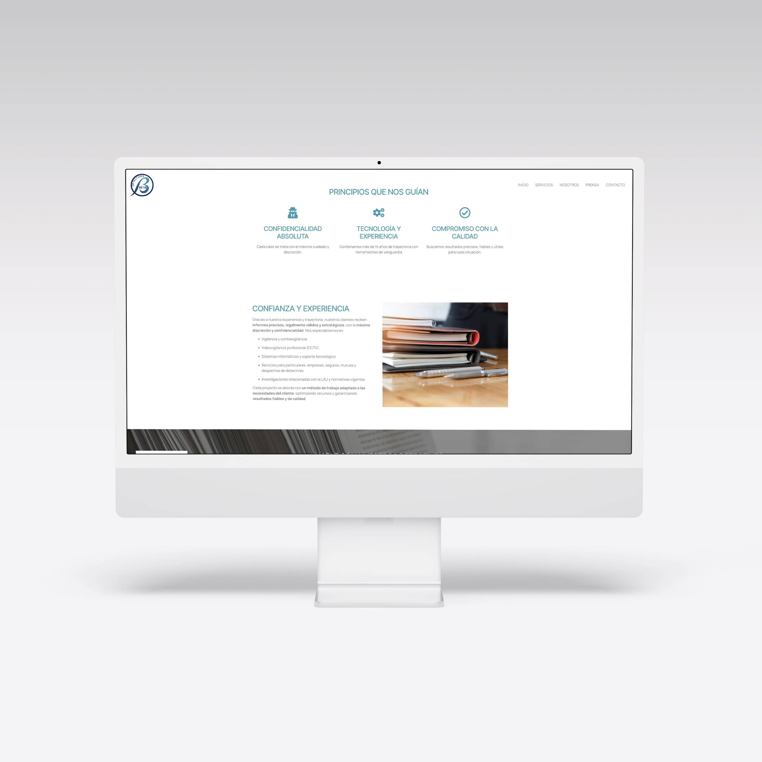 Web para Beta Detectives – Agarimo Comunicación Web para Beta Detectives - Agarimo Comunicación