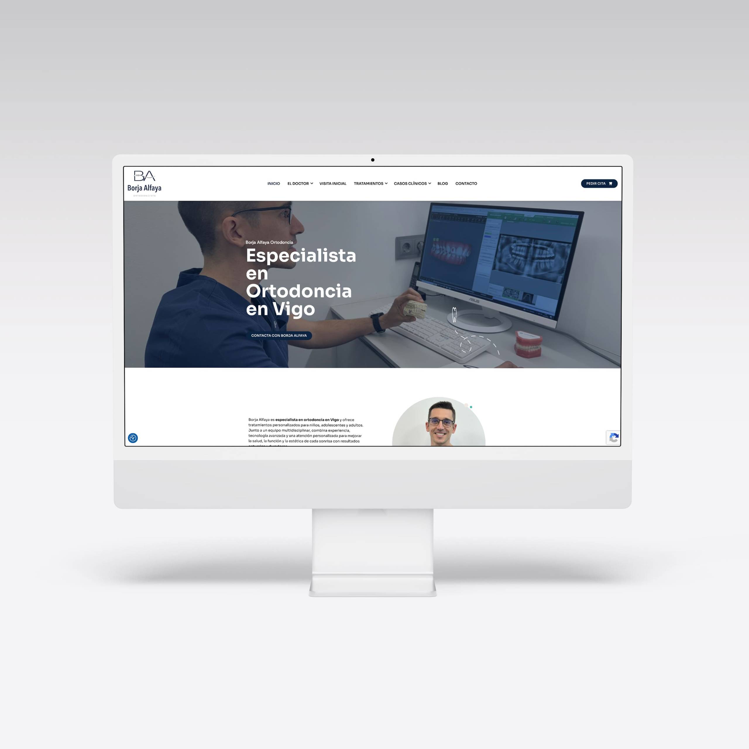 Web para Borja Alfaya - Agarimo Comunicación