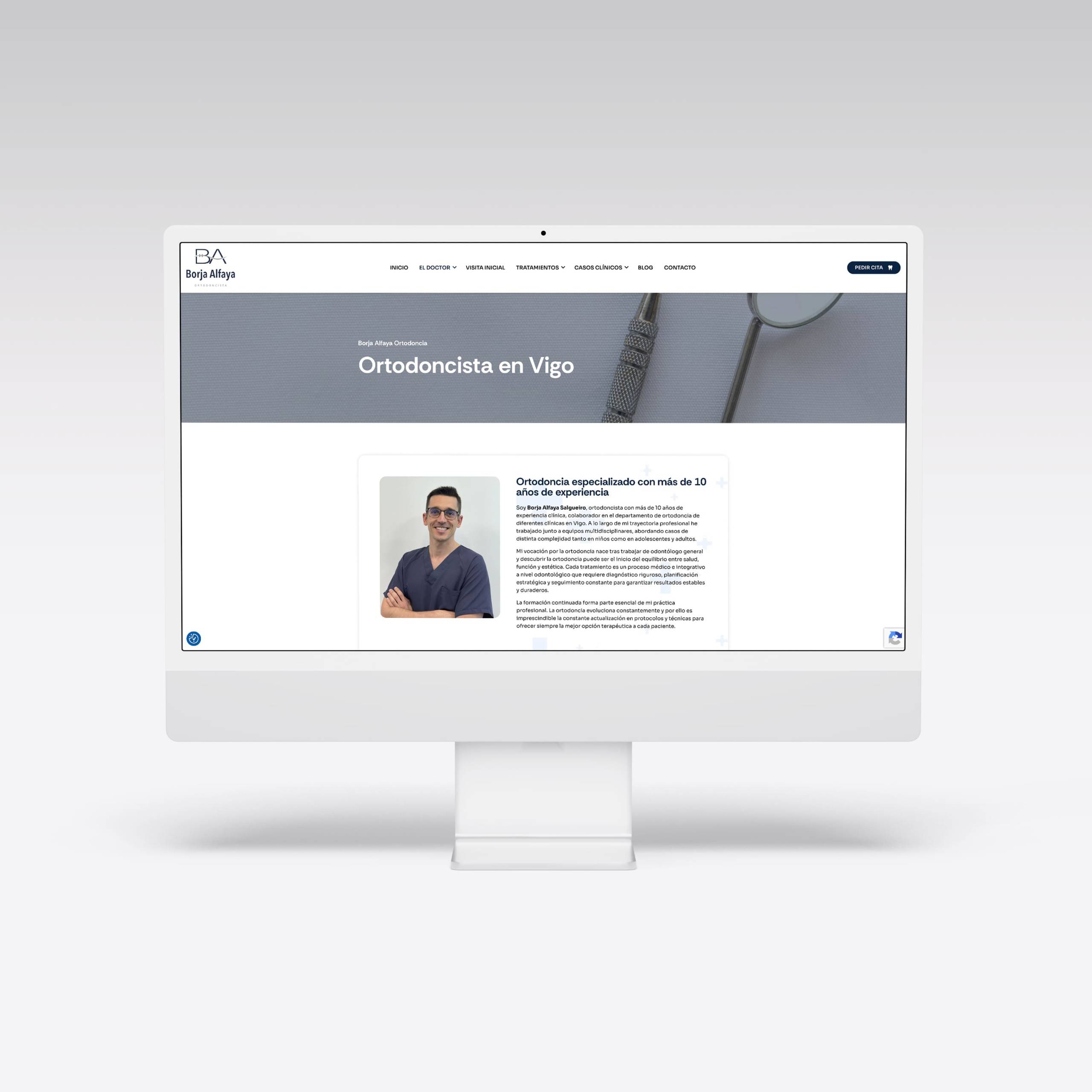 Web para Borja Alfaya - Agarimo Comunicación